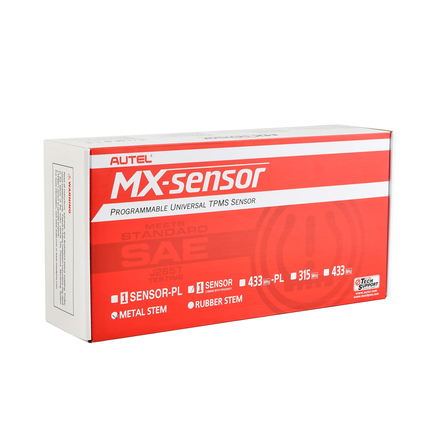 Autel MX-Sensor 20 Pack 1-Sensor 2 in 1 (315MHz + 433MHz) 100% Cloneable TPMS Programmable Sensors (Metal Version) - Image 3