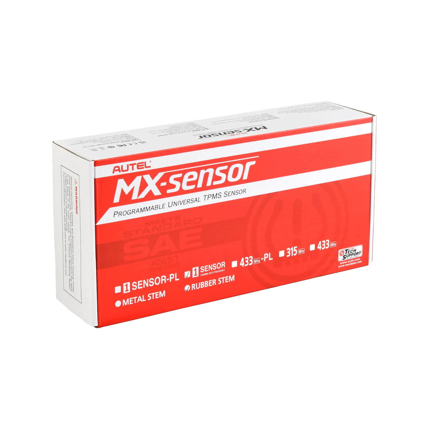 Autel MX-Sensor 20 Pack 1-Sensor 2 in 1  (315MHz + 433MHz) 100% Cloneable TPMS Programmable Sensors (Rubber Version) - Image 3