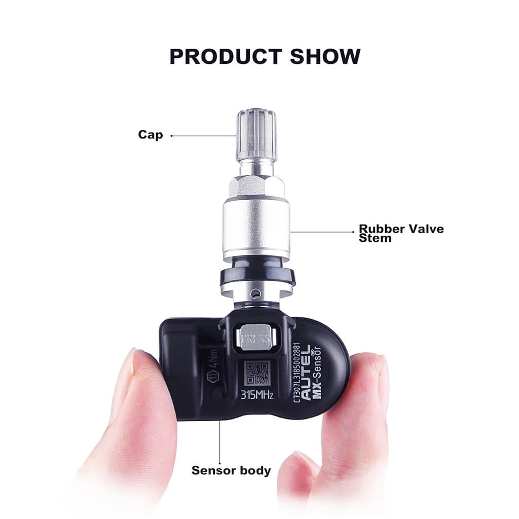 [315Mhz Sensor Kit] 4PCS Autel 315Mhz MX-Sensor Programmable Universal TPMS Sensor Wheels Tire Pressure Sensor - Image 2