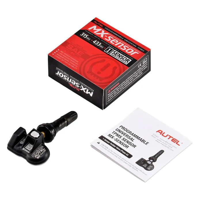 [4PCS]Autel 1-Sensor 2 in 1 MX-Sensor (315MHz + 433MHz) 100% Cloneable TPMS Programmable Sensors (Rubber Version) - Image 3