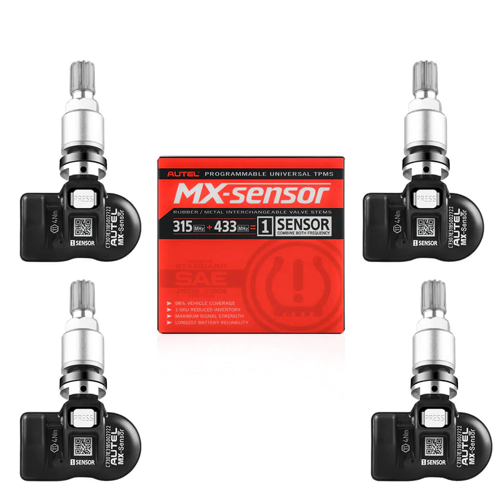 Autel 1-Sensor 2 in 1 MX-Sensor (315MHz + 433MHz) 100% Cloneable TPMS Programmable Sensors (Metal Version) - Image 5