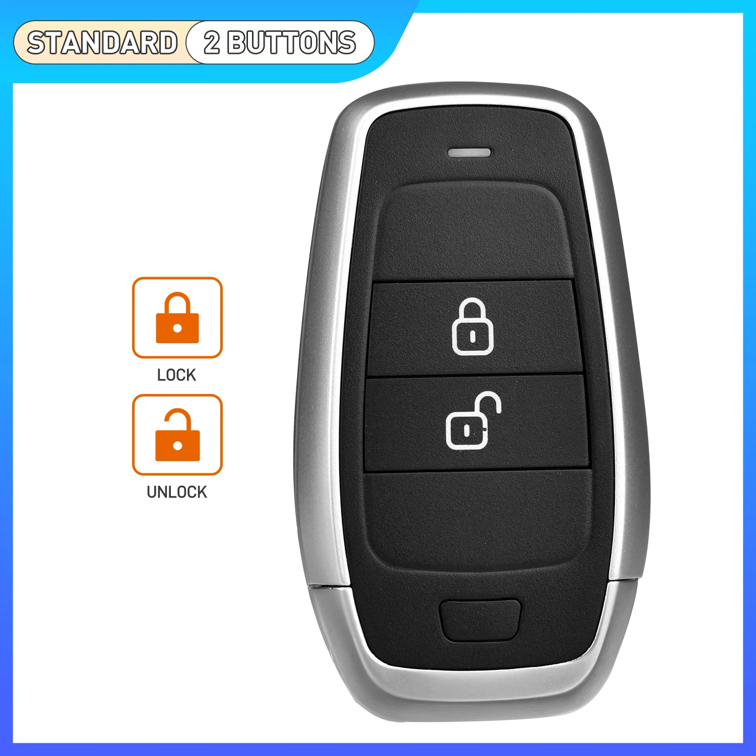 Autel IKEY IKEYAT002AL Universal Programmable Smart Key 2 Buttons Work with KM100