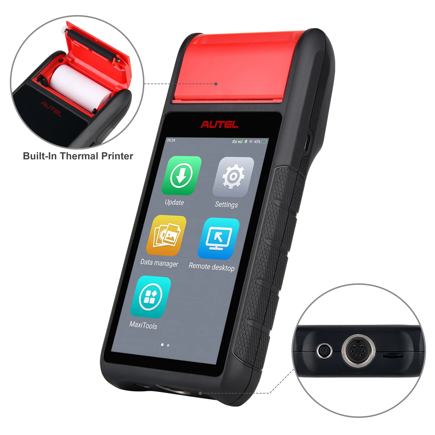 Autel MaxiBAS BT608 BT608E Car Battery Tester Vehicle Battery & Electrical System Analyzer Circuit Tester - Image 3