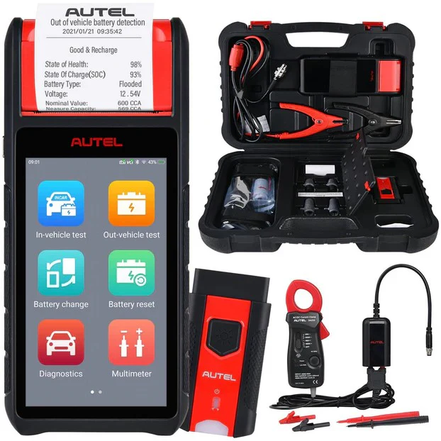Autel MaxiBAS BT608 BT608E Car Battery Tester Vehicle Battery & Electrical System Analyzer Circuit Tester - Image 6