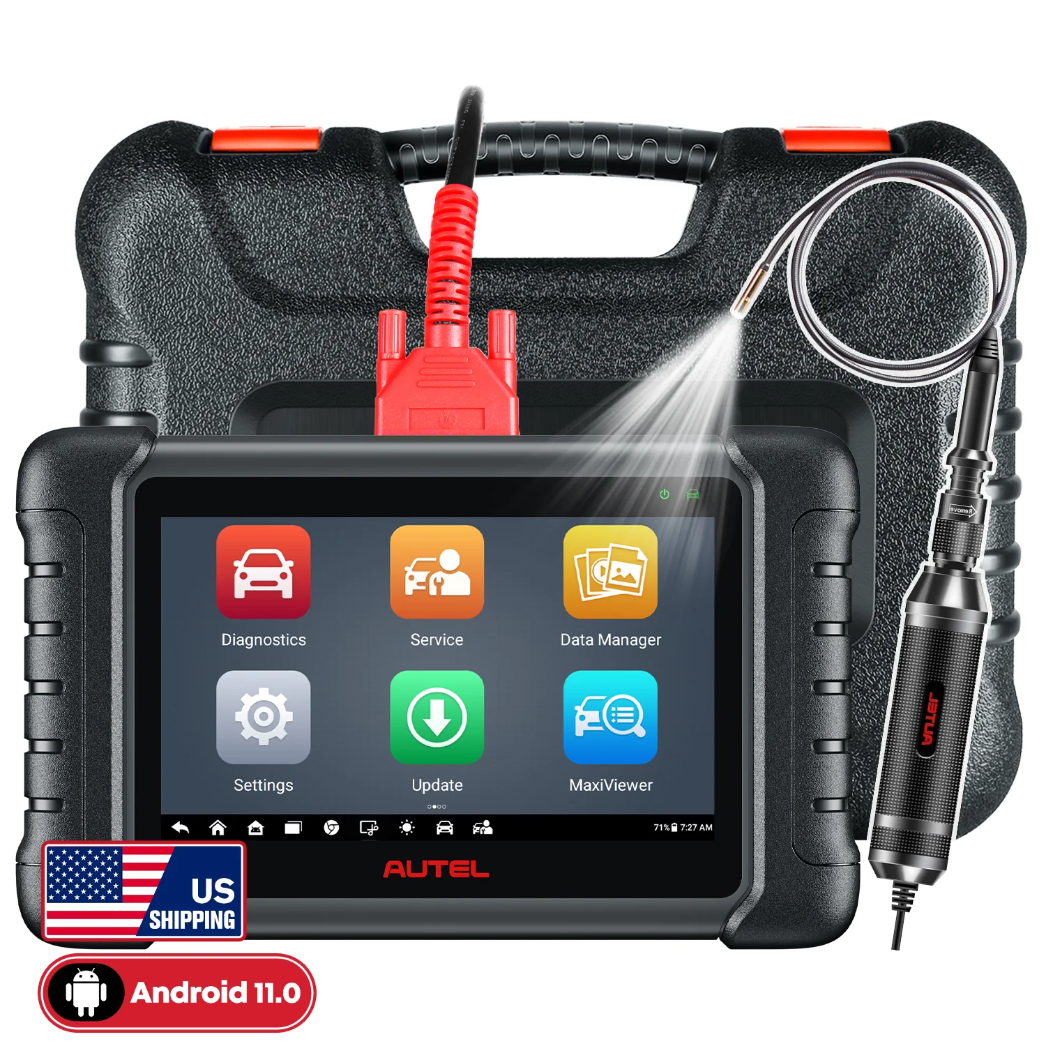 Autel MaxiCheck MX808S 2026 Bi-directional Scanner, 28+ Services, Active Test, All System Diagnostic, Injector Coding, Upgraded of MX808/MK808, Same Functions as Autel MK808S - Image 8