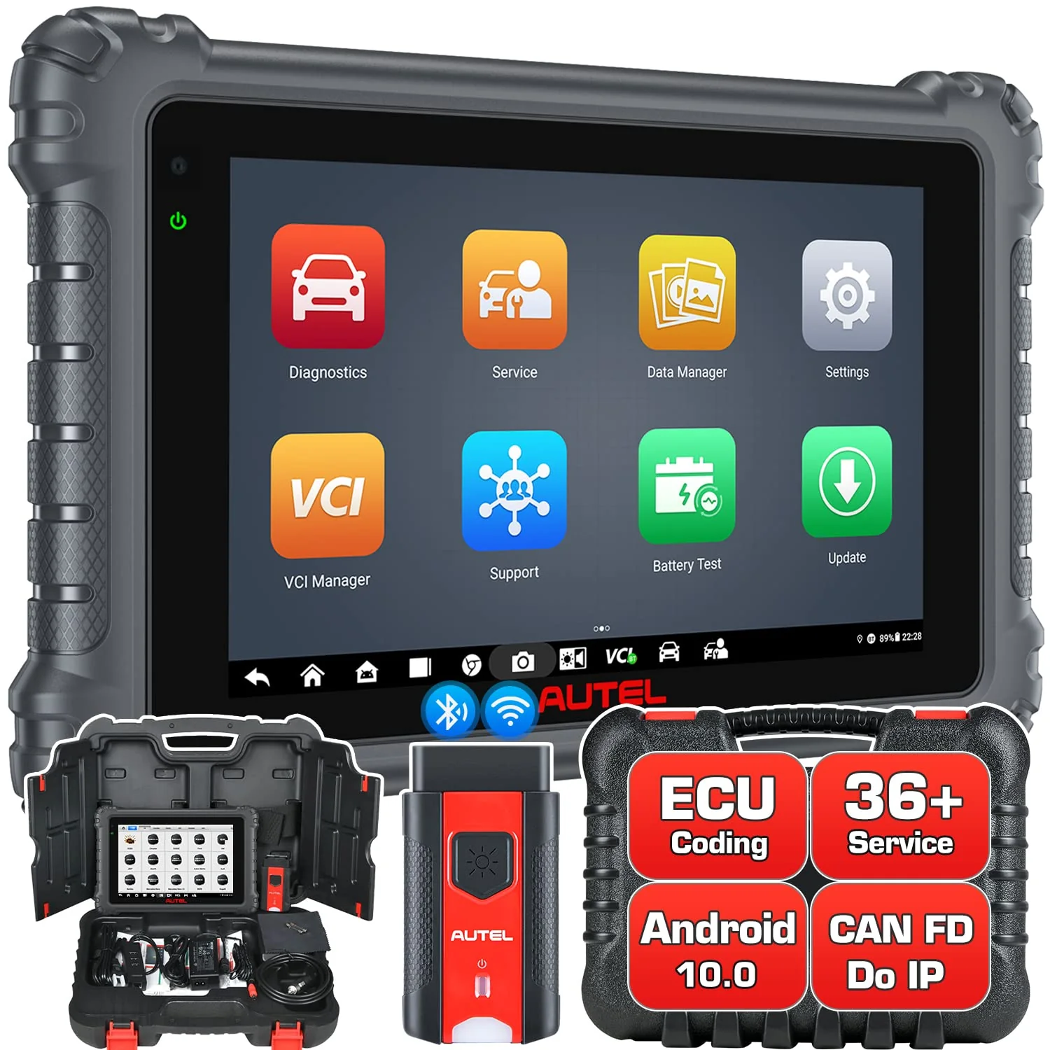 Autel MaxiCOM MK906 Pro MK906S Pro Diagnostic Scanner, Advanced ECU Coding, Bi-Directional Control, DoIP CAN FD Protocols, 36+ Services, Upgraded Ver. of MS906BT MS906 Pro - Image 6