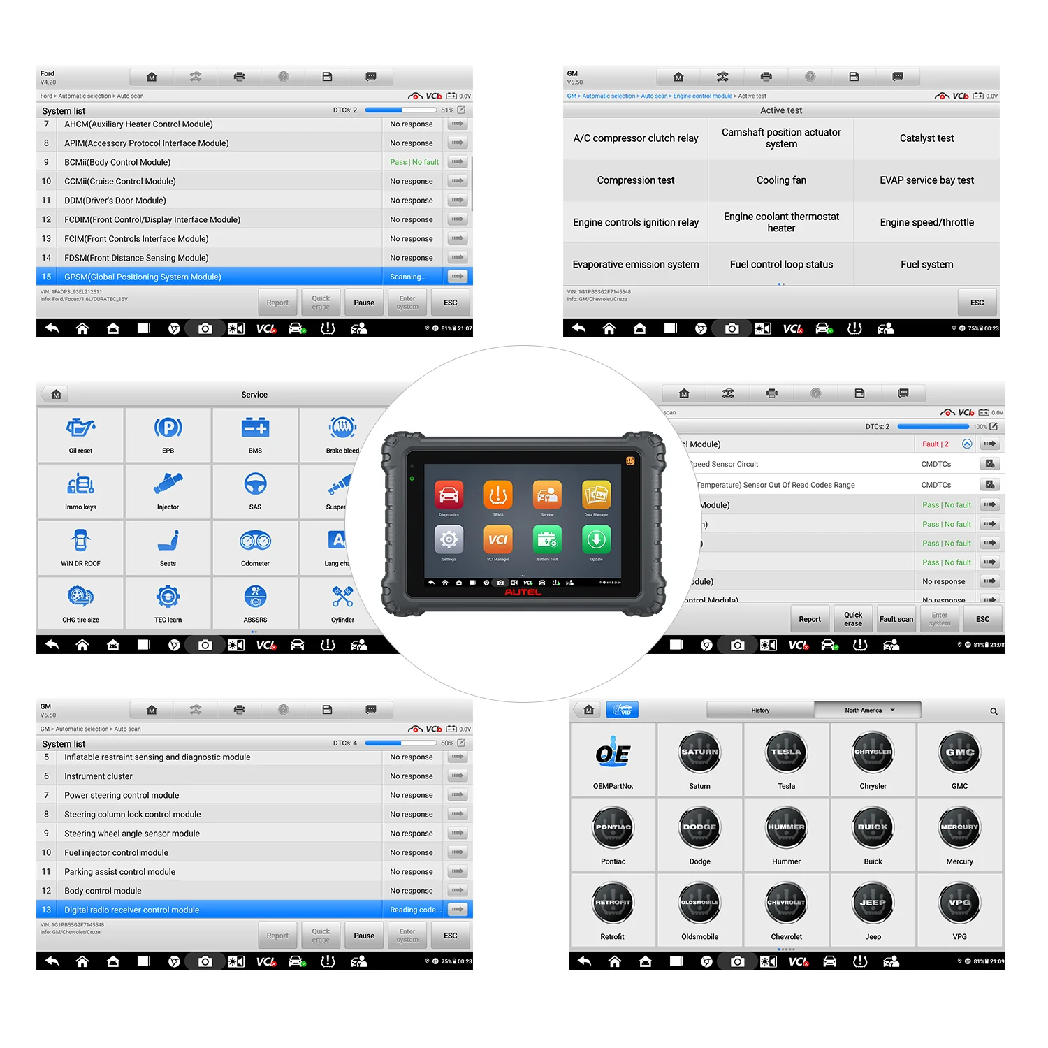 Autel MaxiCOM MK906 Pro-TS MK906S Pro2-TS 2026 Newest Diagnostic Tool, Full TPMS Functions, ECU Coding, VAG Guided Functions, Active Test, 36+ Popular Services, Upgrade Ver. OF MS906 PRO-TS/ MS906 PRO/ MS906TS/ MS906BT - Image 4