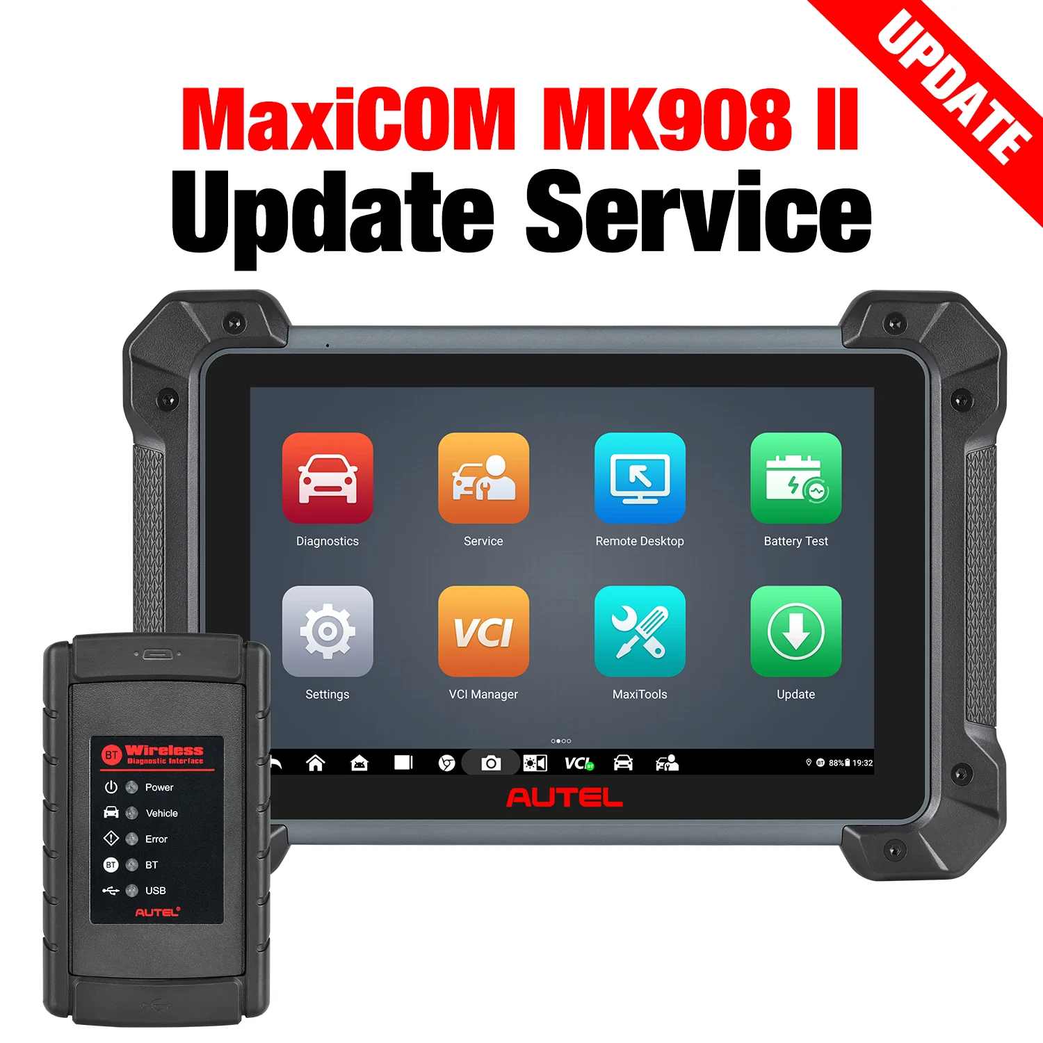 Autel MaxiCOM MK908 II One Year Update Service - Image 2