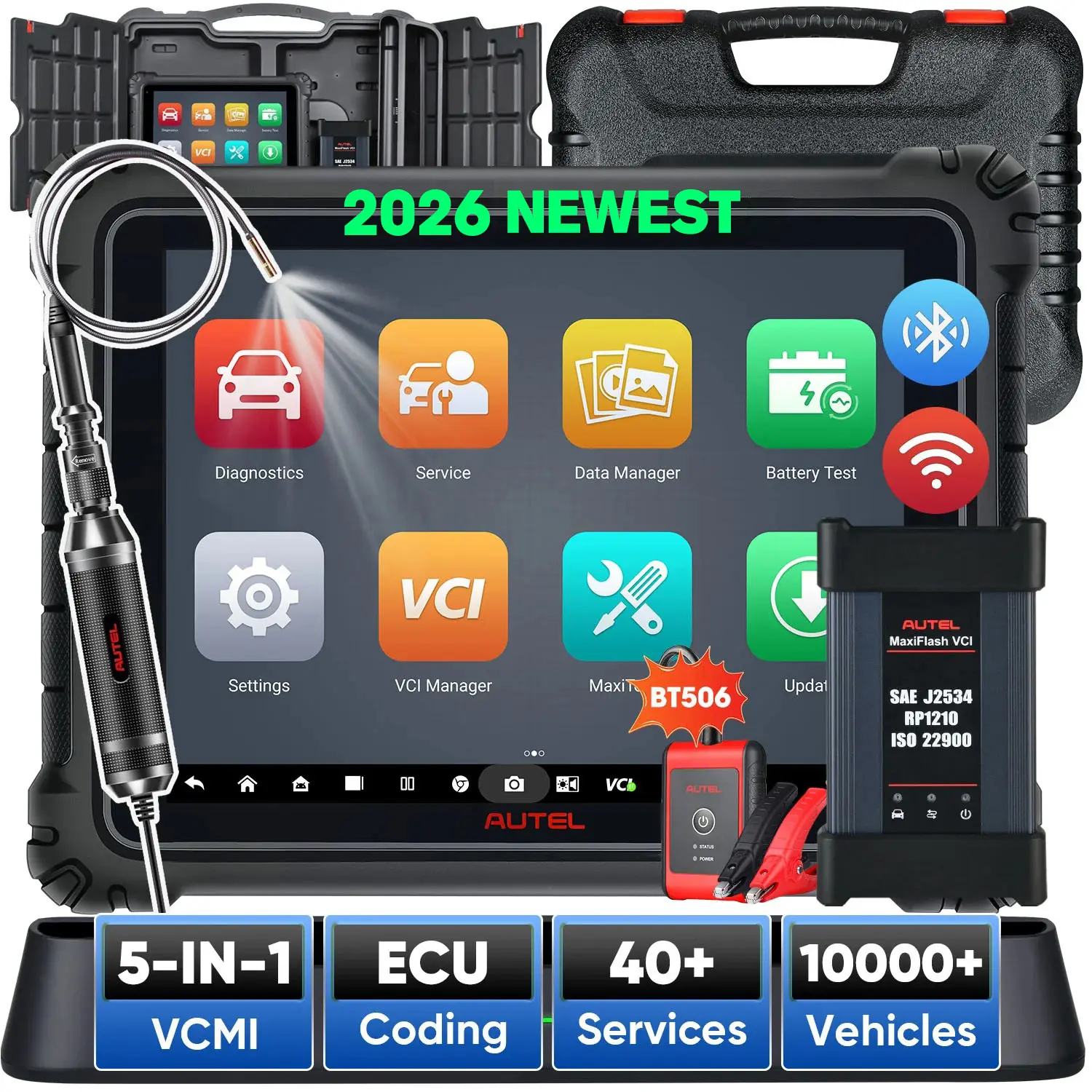 Autel MaxiCOM Ultra Lite S (Same as Ultra Lite) 2026 Top Diagnostic Scan Tool, Topology Module Mapping, J2534 ECU Programming Tool, Active Test Same as MaxiSys Ultra MS919 MS909 Elite II - Image 11
