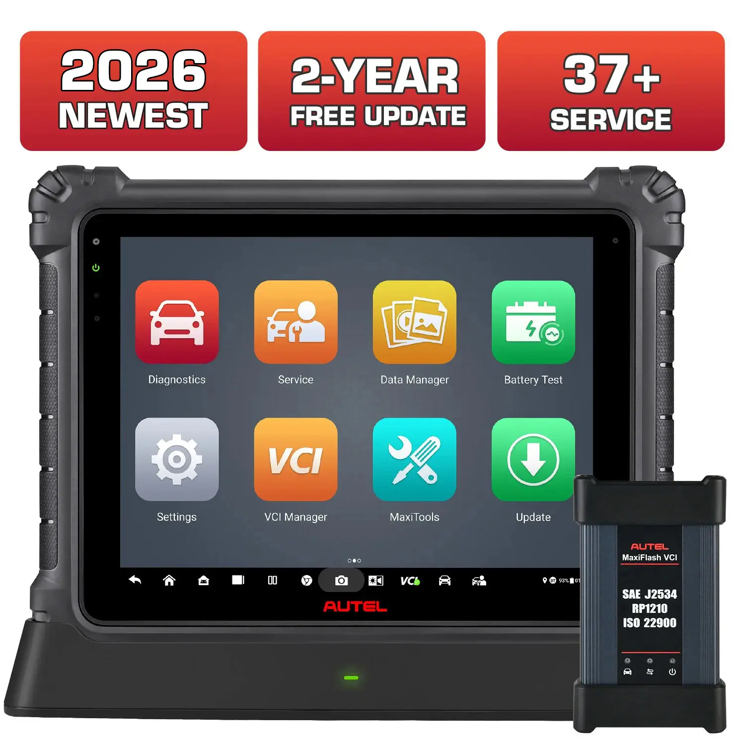 Autel MaxiCOM Ultra Lite S (Same as Ultra Lite) 2026 Top Diagnostic Scan Tool, Topology Module Mapping, J2534 ECU Programming Tool, Active Test Same as MaxiSys Ultra MS919 MS909 Elite II - Image 7