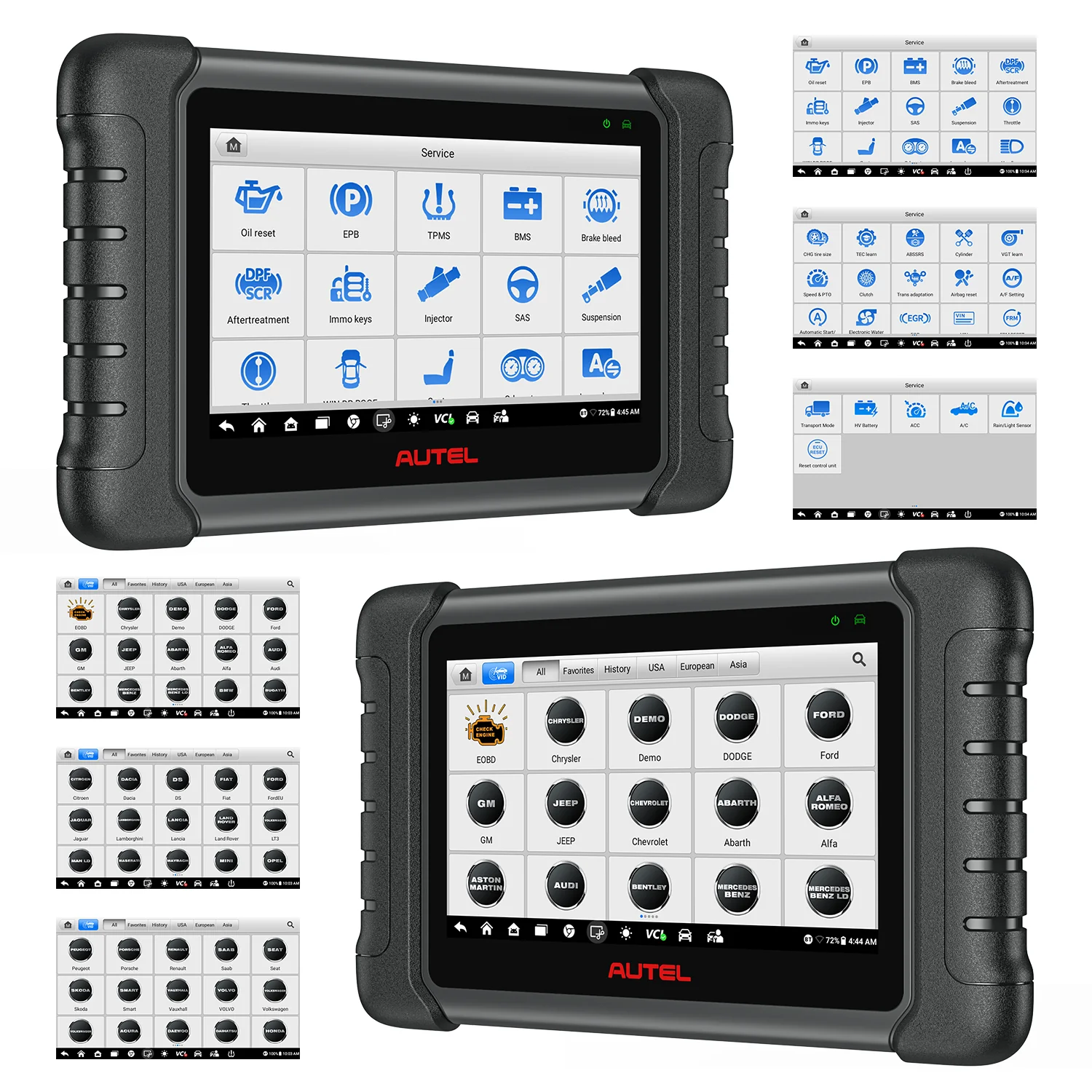 Autel MaxiDAS DS808S-BT 2024 Full System Diagnostic Scanner, Bi-Directional Control/Active Test, ECU Coding, Upgraded Ver. of DS808/MP808, Same As MP808BT Pro - Image 4