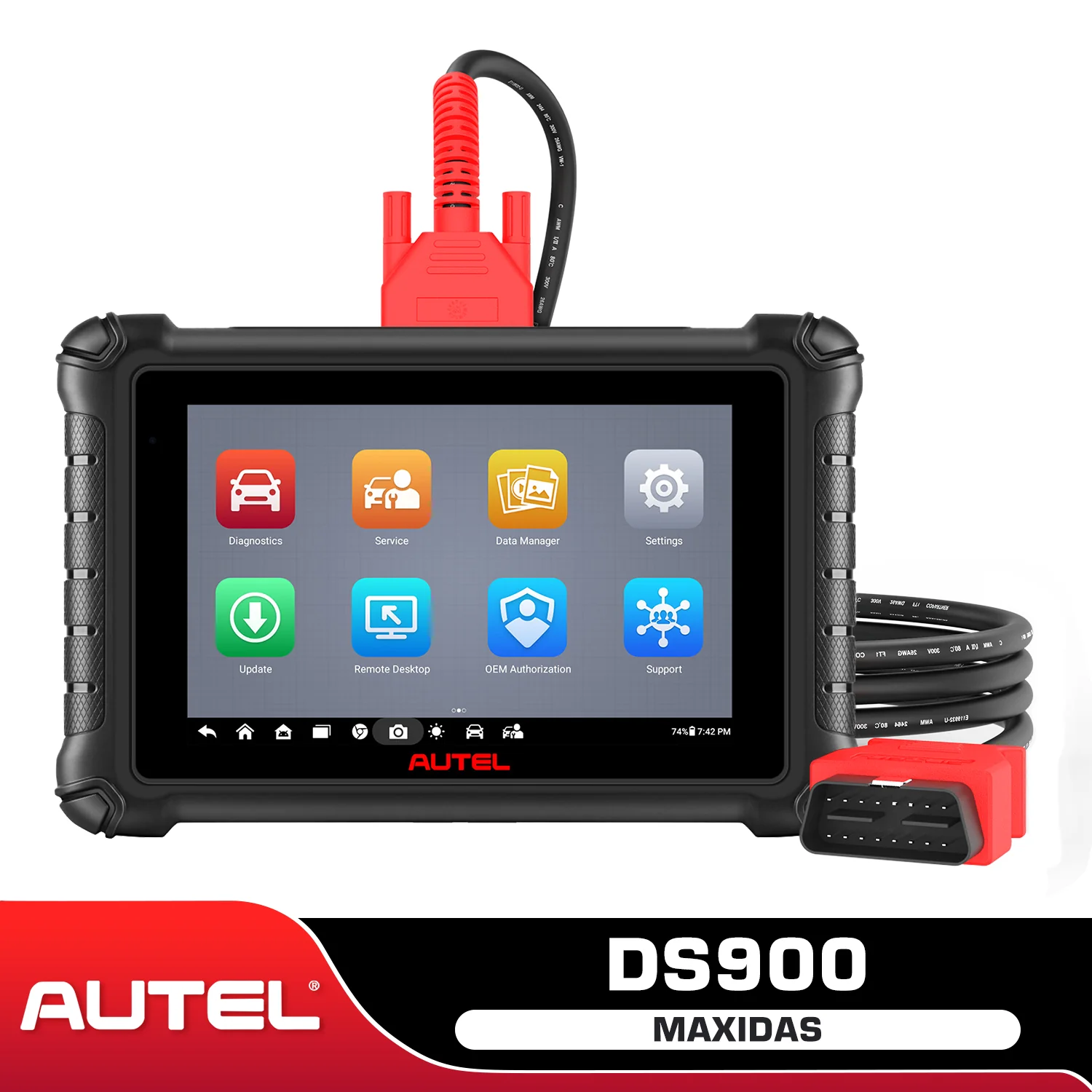 Autel MaxiDAS DS900 Diagnostic Scanner, ECU Coding, Pre & Post Scan, Scan VIN, DoIP CAN FD Protocol, WIFI Print, Upgraded Ver. of DS808 DS808K - Image 2