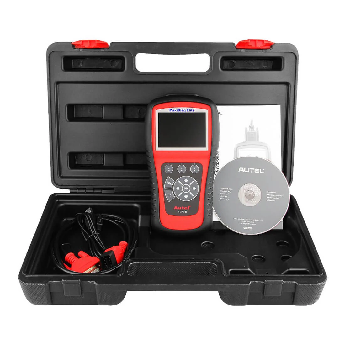 Autel MD802 Maxidiag Elite OBD2 Code Reader/Scanner for Engine Transmission ABS SRS EPB Oil Service Reset - Image 4