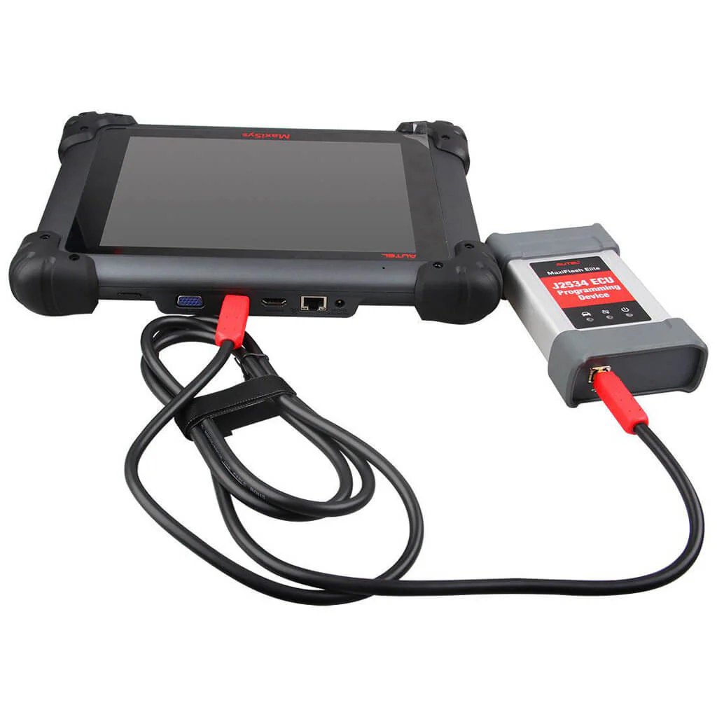 Autel MaxiFlash Elite VCI J2534 Pass-Thru ECU Programming Device, Multi-Protocol PassThru Interface, Work with Autel MaxiSYS Elite II, Elite, MS908 Pro, MS908S Pro, MS908S Pro II, MS908CV, MK908P, MK908 Pro II and PC - Image 4