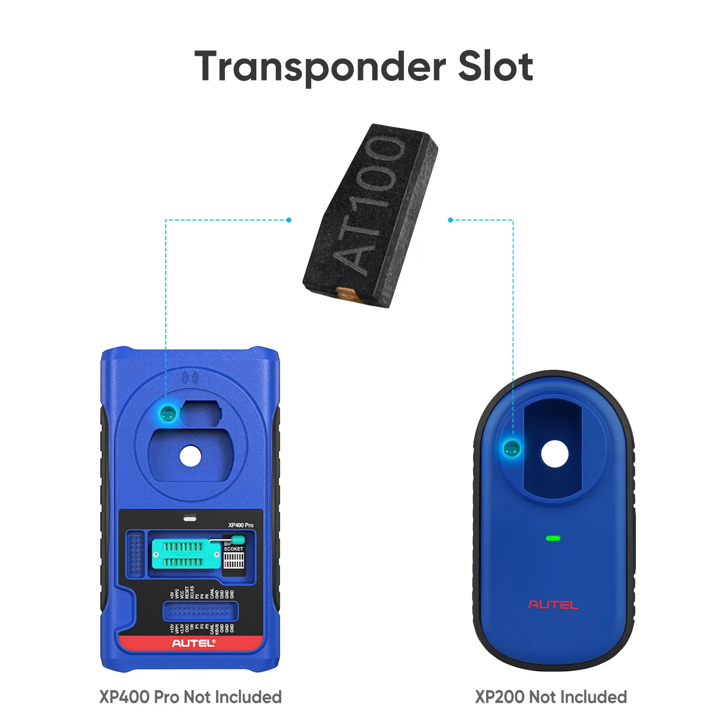 Autel MaxiIM AT100 Programmable Transponder Super Chip Work With Autel MaxiIM KM100 KM100X IM508S IM508 IM608 PRO II IM608S II - Image 3