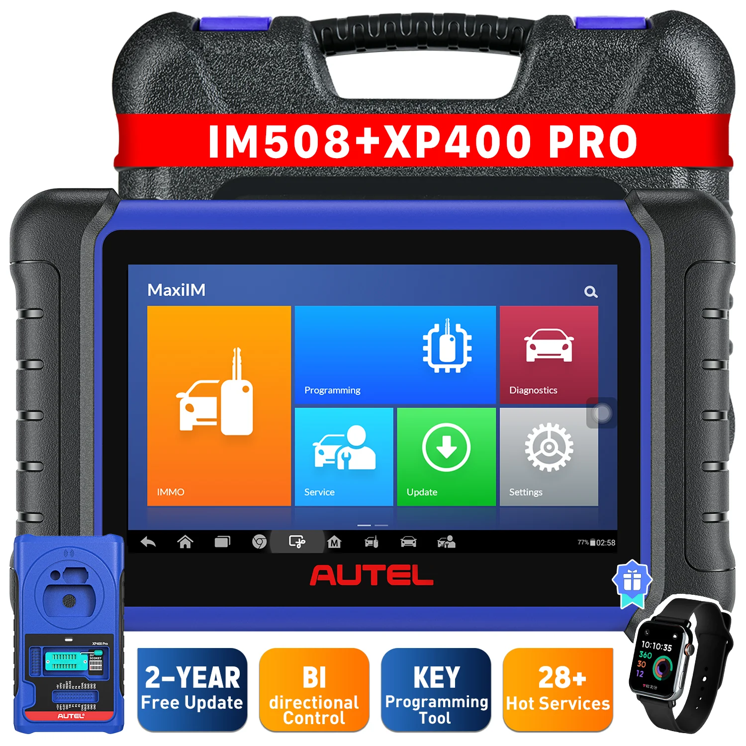 Autel MaxiIM IM508 Professional Key Fob Programming Tool, Full System Diagnostic, 28+ Services, Bidirectional & Active Test, Advanced Ver. of KM100 - Image 10
