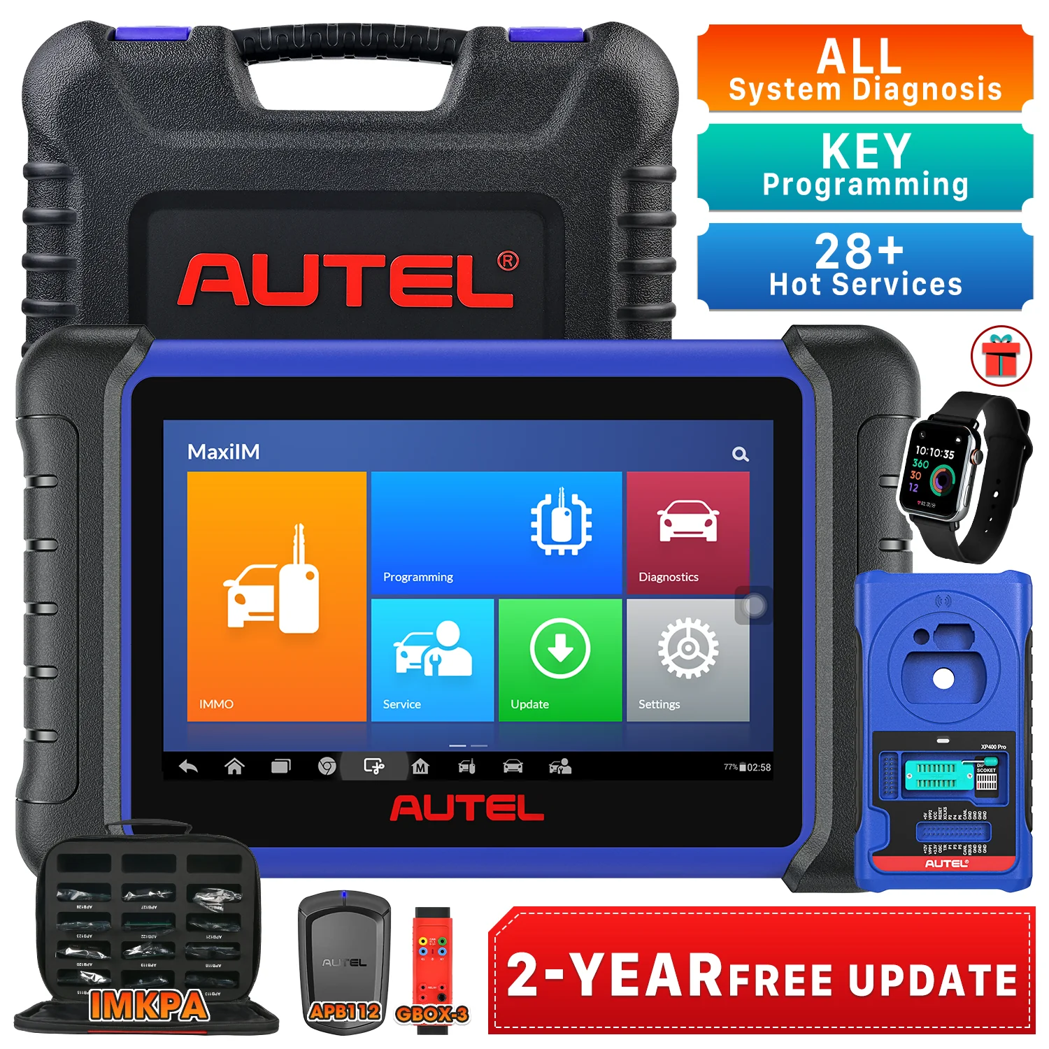 Autel MaxiIM IM508 Professional Key Fob Programming Tool, Full System Diagnostic, 28+ Services, Bidirectional & Active Test, Advanced Ver. of KM100 - Image 12