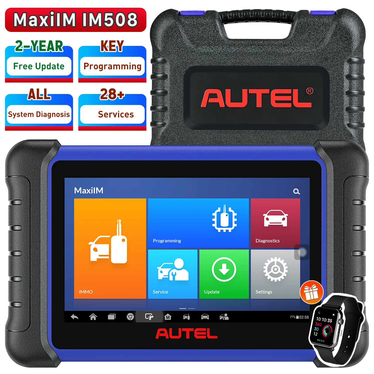 Autel MaxiIM IM508 Professional Key Fob Programming Tool, Full System Diagnostic, 28+ Services, Bidirectional & Active Test, Advanced Ver. of KM100 - Image 9