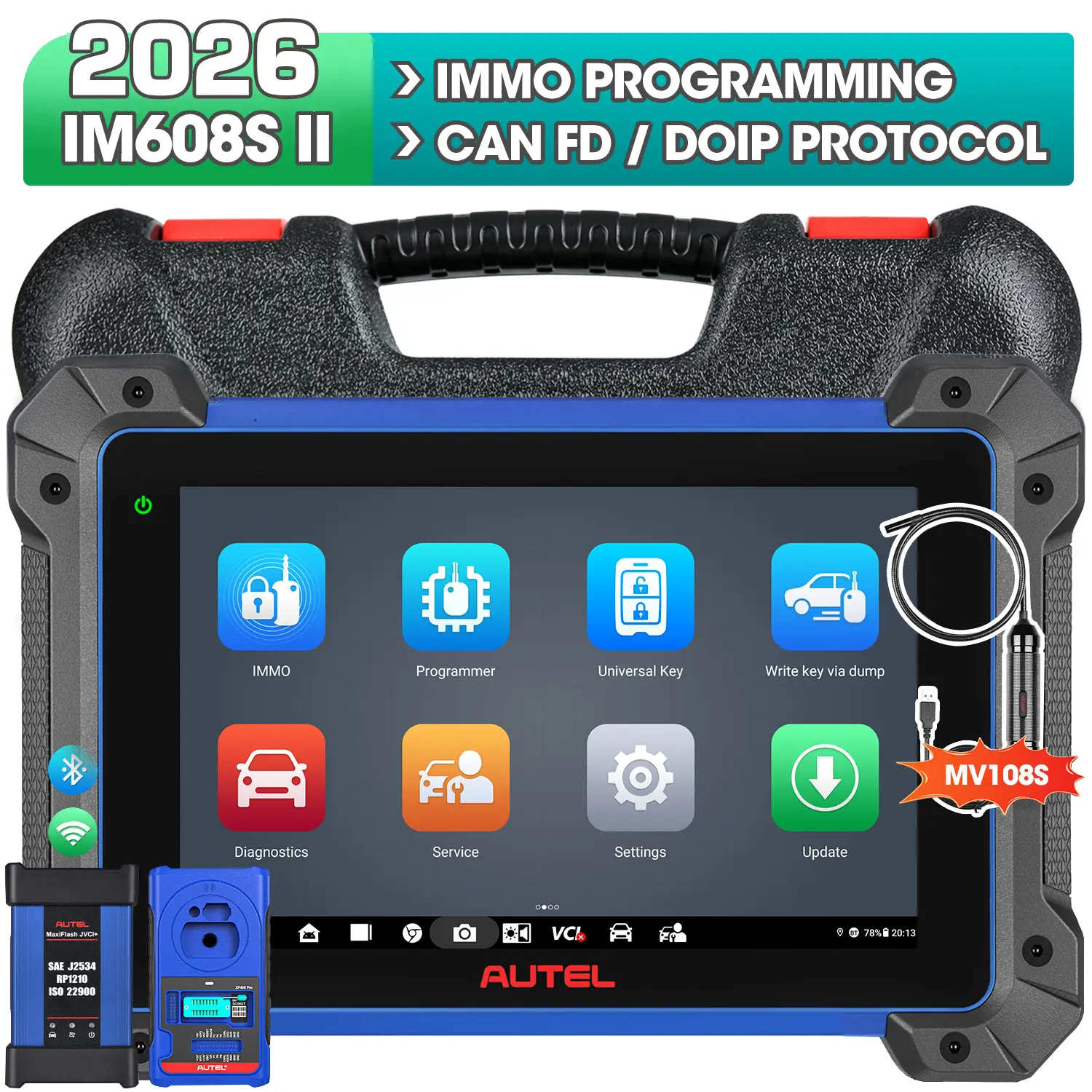 [NASTF SDRM Subscription is required] Autel MaxiIM IM608S II / IM608 PRO II 2026 Newly Released All-in-one Key Programming Tool, With All Key Lost, IMMO Function, ECU Coding, Upgrade of IM508, IM608, IM608 PRO, Same as IM608 PRO II - Image 9