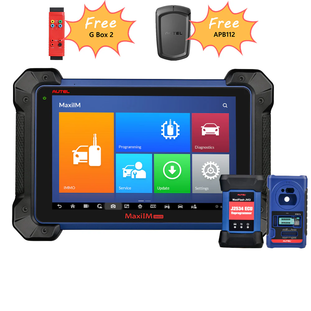 Autel MaxiIM IM608 IMMO 2022 Top Key Fob Programming Tool With Enhanced XP400, ECU Coding, Bi-Directional Control, Maintenance Services - Image 3