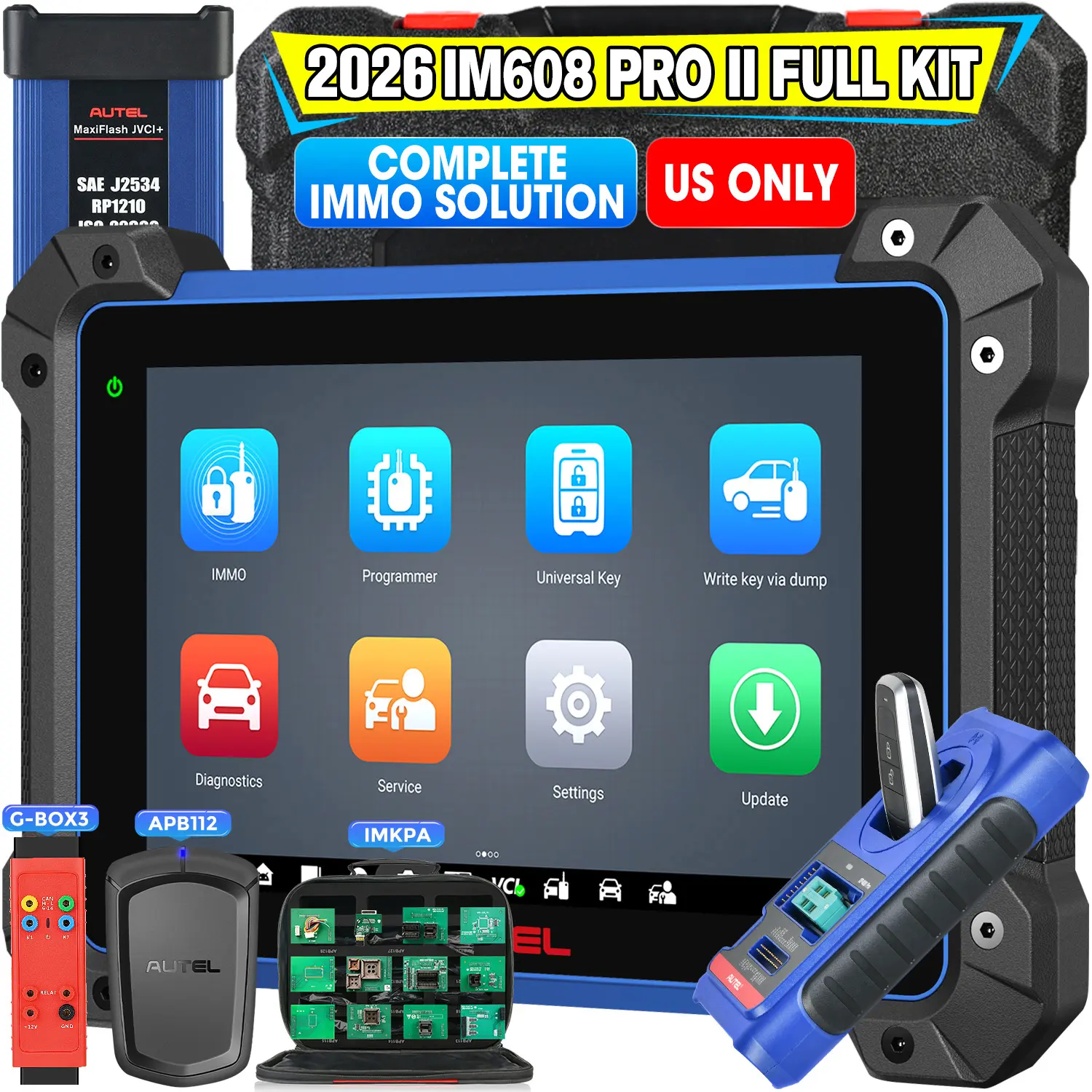 [NASTF SDRM Subscription is required] Autel MaxiIM IM608 Pro II/IM608S II Full Kit 2026 Newly Released All-In-One Key Programming Tool, With All Key Lost, IMMO Function, ECU Coding, Upgrade Of IM608 PRO - Image 10