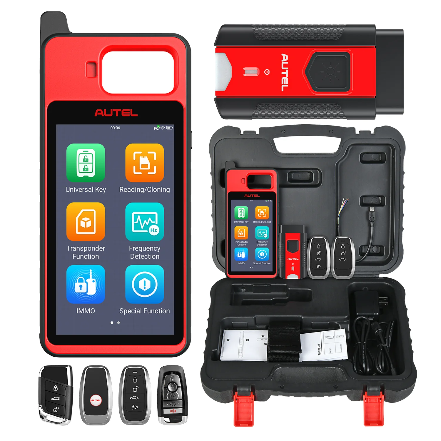 [NASTF SDRM Subscription is required] Autel MaxiIM KM100 KM100X Key Fob Programming Tool 2026 Newest, 60S Generation, Chip Read Write Clone, IMMO Learning & Programming, Program Autel IKEY, Built-in APB112, Same as KM100X/KM100E - Image 7