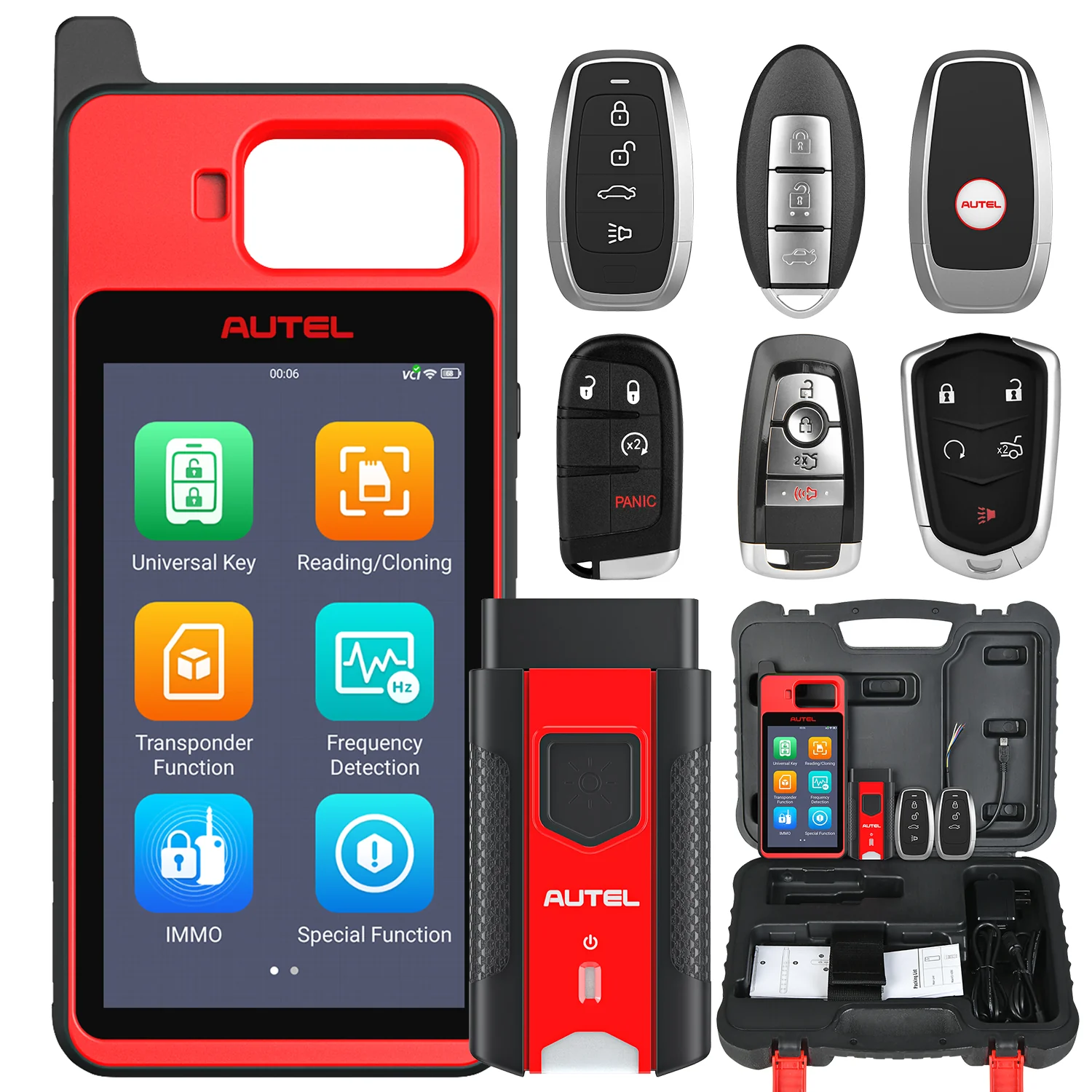 [NASTF SDRM Subscription is required] Autel MaxiIM KM100 KM100X Key Fob Programming Tool 2026 Newest, 60S Generation, Chip Read Write Clone, IMMO Learning & Programming, Program Autel IKEY, Built-in APB112, Same as KM100X/KM100E - Image 8