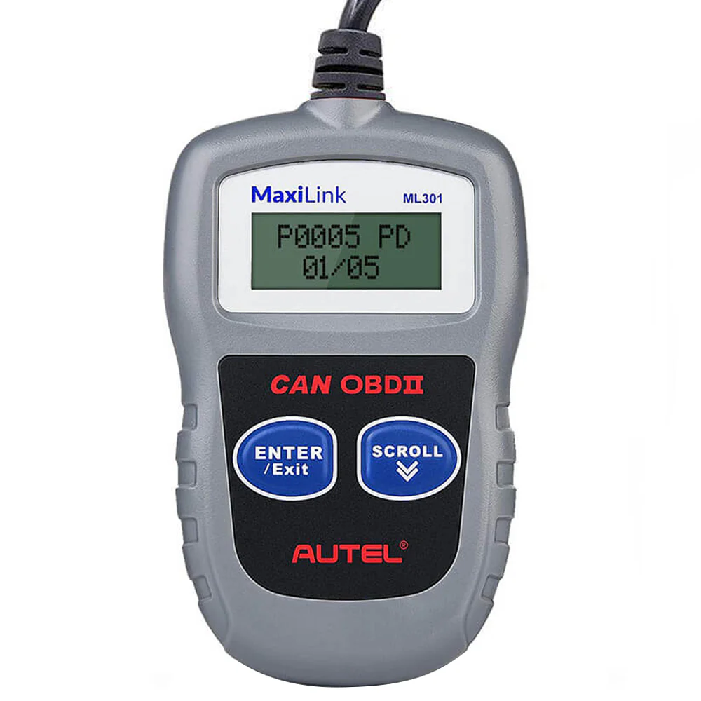 Autel ML301 MaxiLink OBDII Code Readers/Scanners Erase Vehicle Fault Codes (Upgrated Version of MS309)