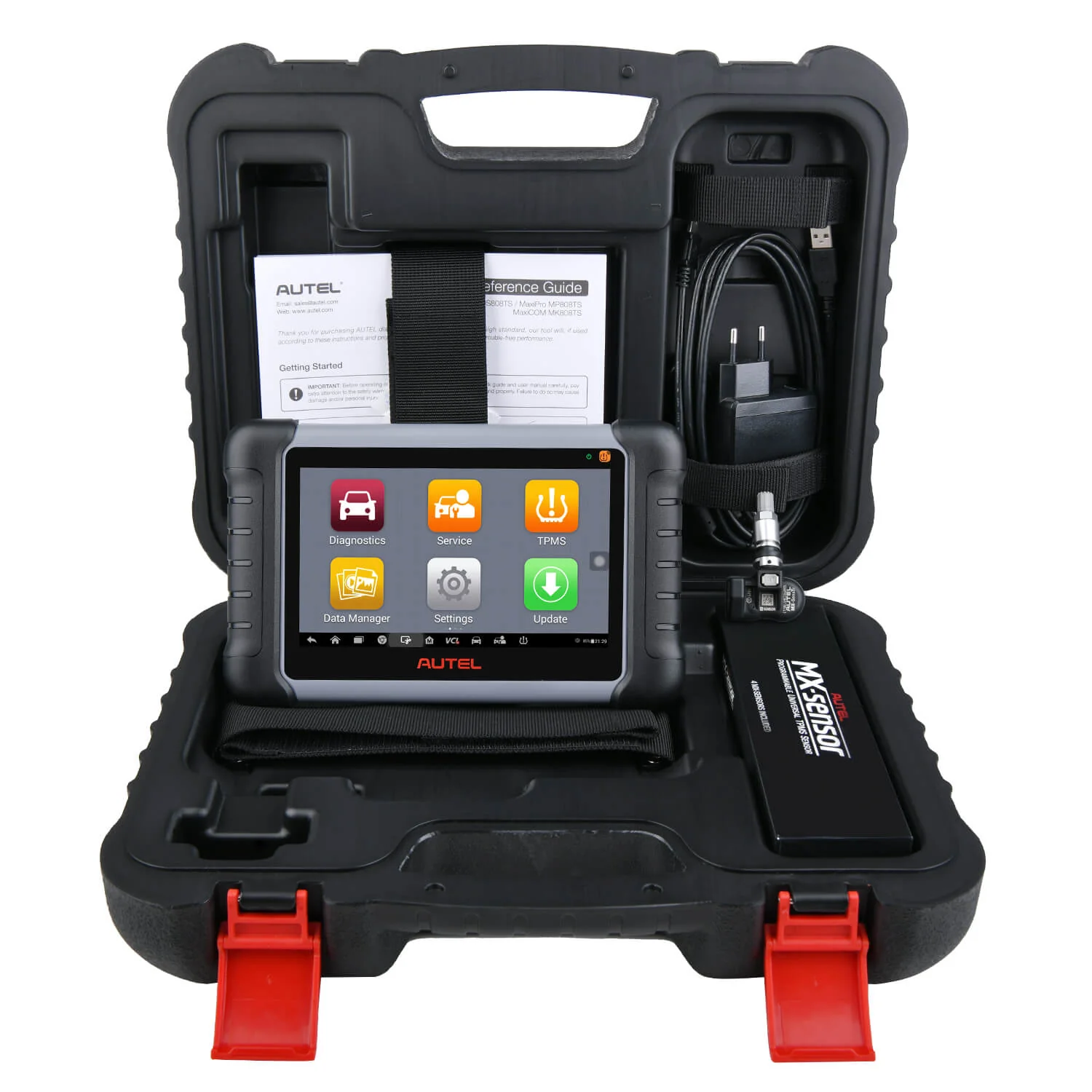 Autel MaxiPRO MP808TS OBD2 Diagnostic Scanner, Comprehensive TPMS Solutions, ECU Coding, 30+ Special Service, With Free 4PCS MX Sensors - Image 3