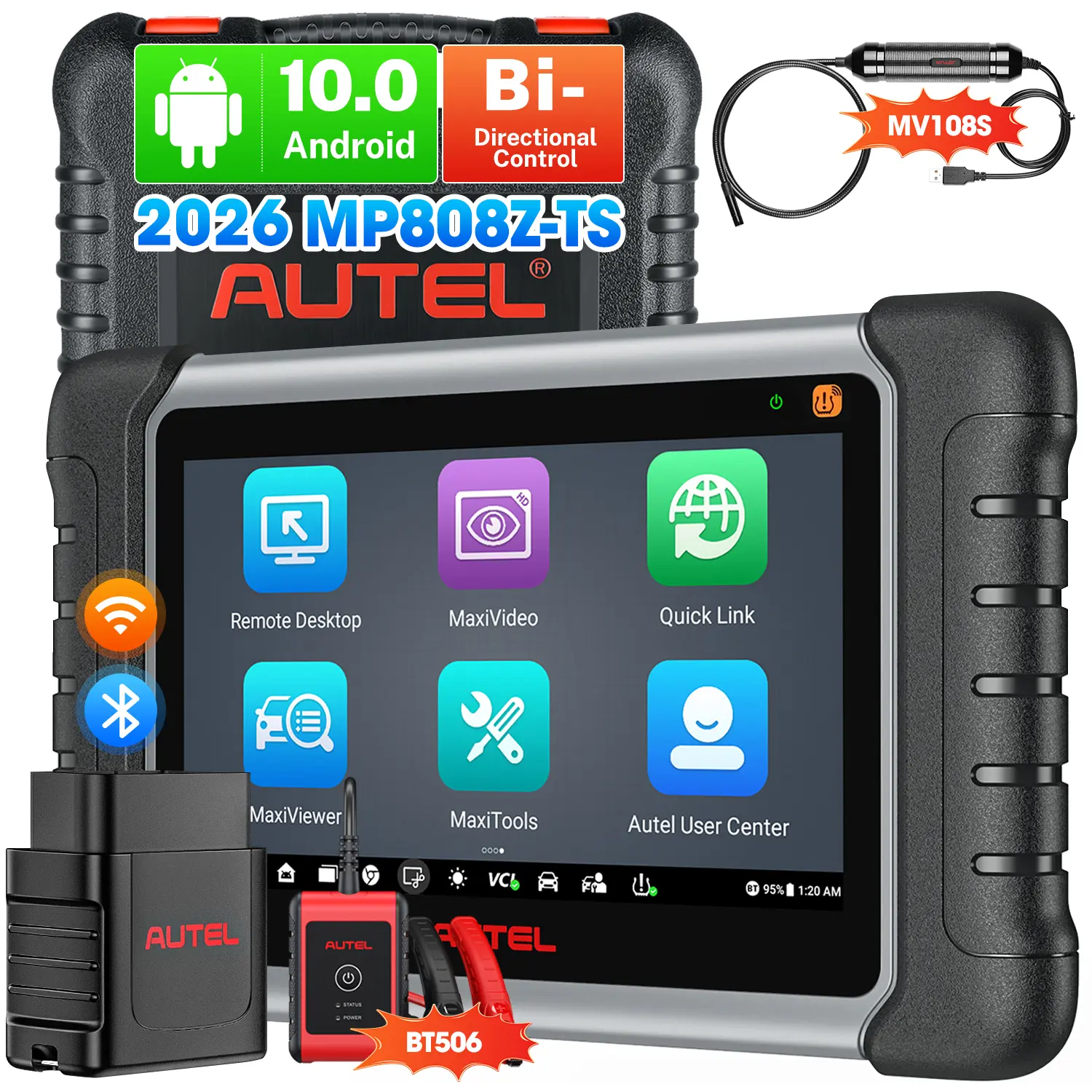 Autel MaxiPro MP808Z-TS 2026 TPMS Diagnostic Tool, Complete TPMS Functions, OE-Level All Systems Diagnosis, 32+ Services, Upgraded of MP808S/ DS808TS/MP808TS, Same as MP808S-TS, DS808S-TS - Image 10