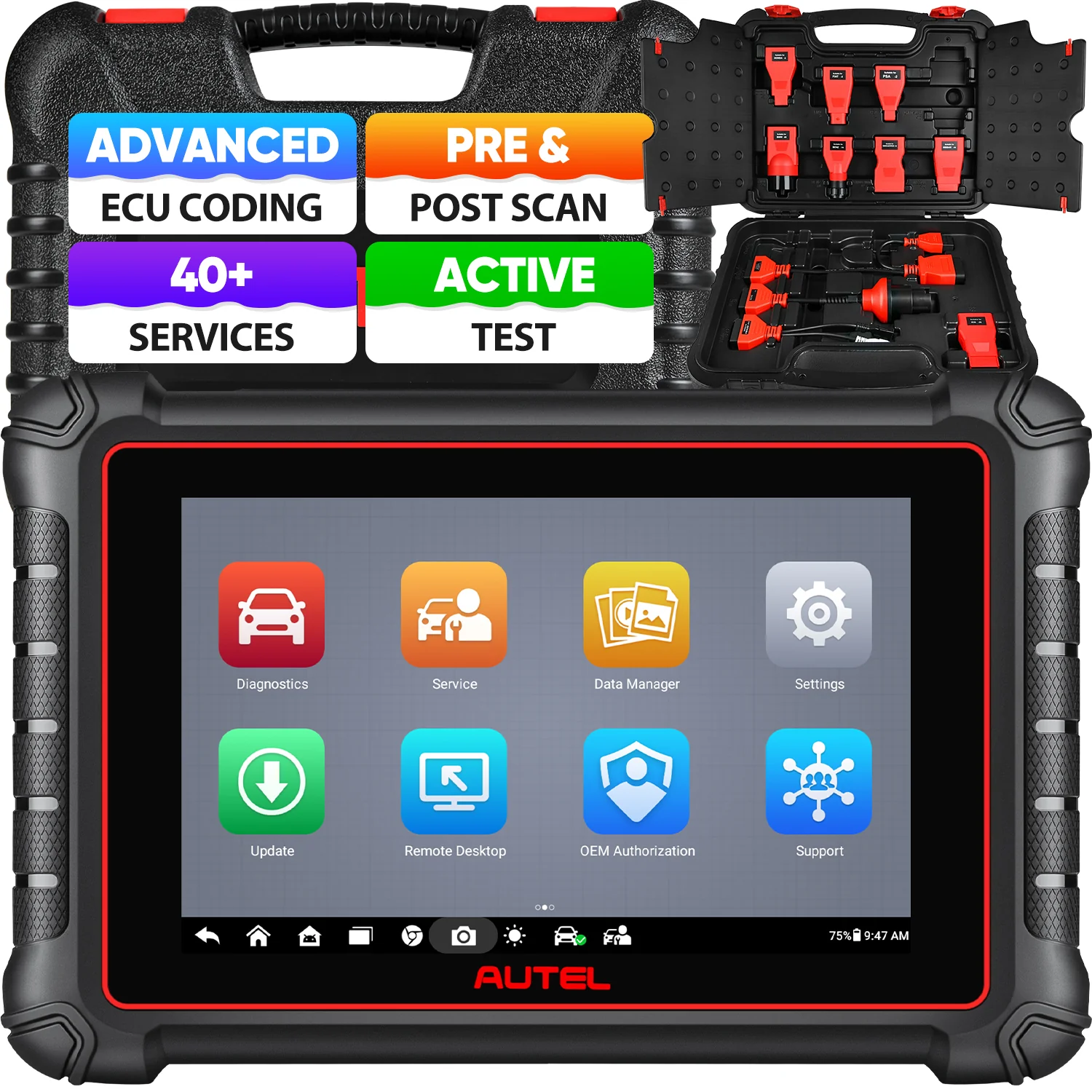 Autel MaxiPRO MP900 Kit Diagnostic Scanner 2026 Newly Released, ECU Coding, All System Diagnostic, Pre & Post Scan, DoIP CAN FD Protocols Supported, Upgraded Ver. of MP808S Kit - Image 7