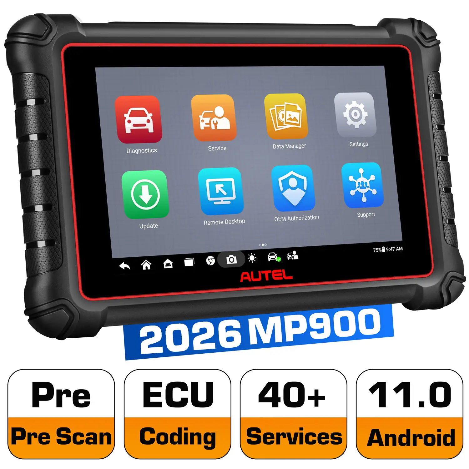 Autel MaxiPRO MP900 / MP900E Diagnostic Scanner 2026 Newly Released, ECU Coding, All System Diagnostic, Pre & Post Scan, DoIP CAN FD Protocols Supported, Upgraded Ver. of MP808S - Image 7