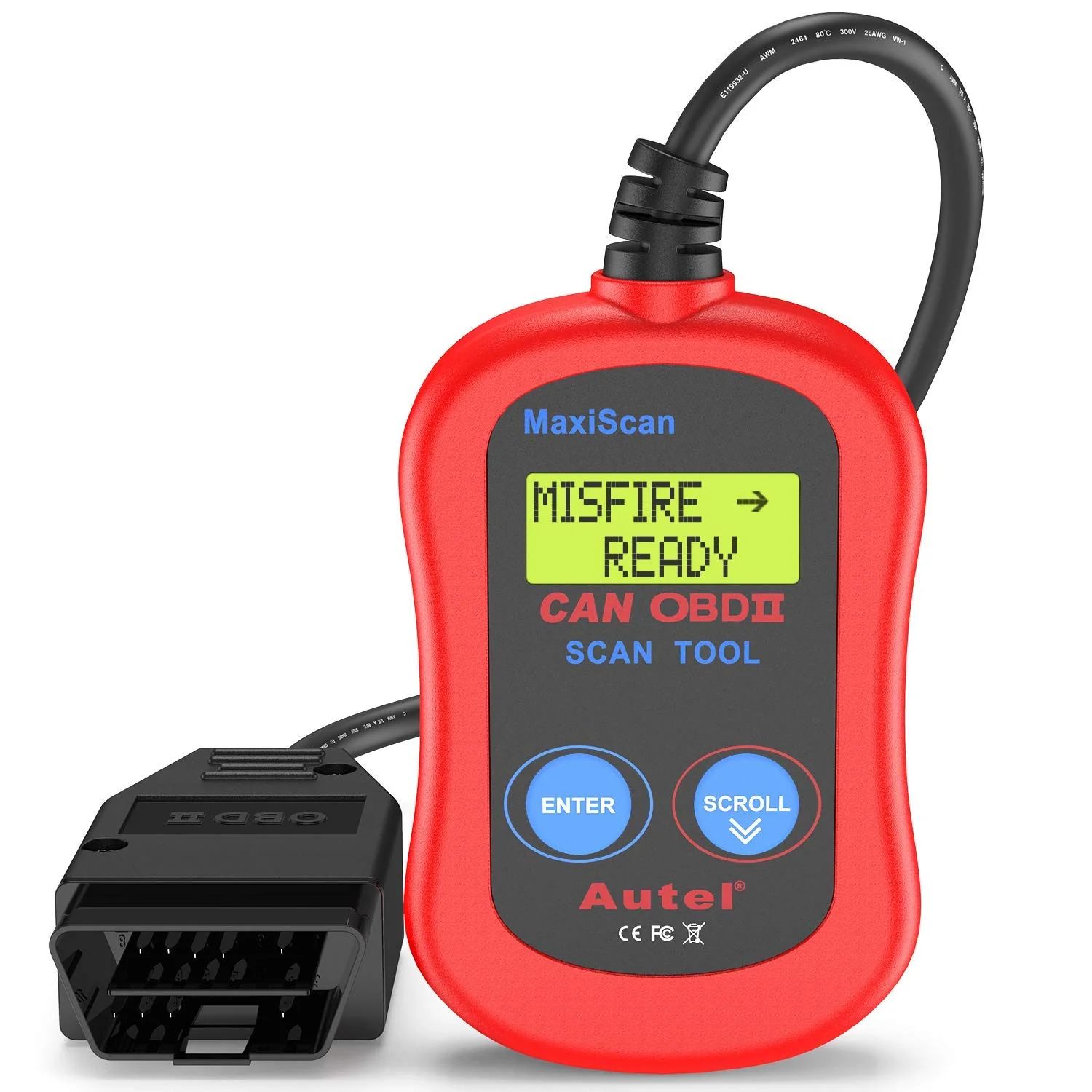 Autel MaxiScan MS300 OBD2 Code Reader/Scanner, Turn Off Engine Light, Read/ Erase Fault Codes, Check Emission Monitor Status - Image 8