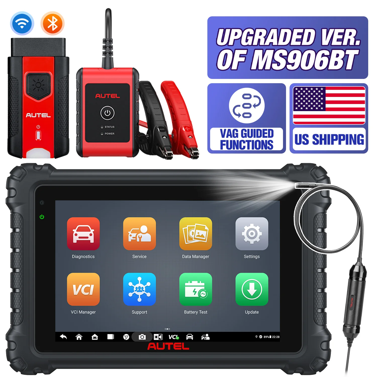 Autel MaxiSys MS906 Pro Diagnostic Scanner in 2026, Advanced ECU Coding, Auto Scan 2.0, Bi-Directional, 36+ Services, VAG Guided Function, CAN FD DOIP Protocols, Remote Expert, Upgrade of MS906BT/ MK906BT/ MS908 - Image 11