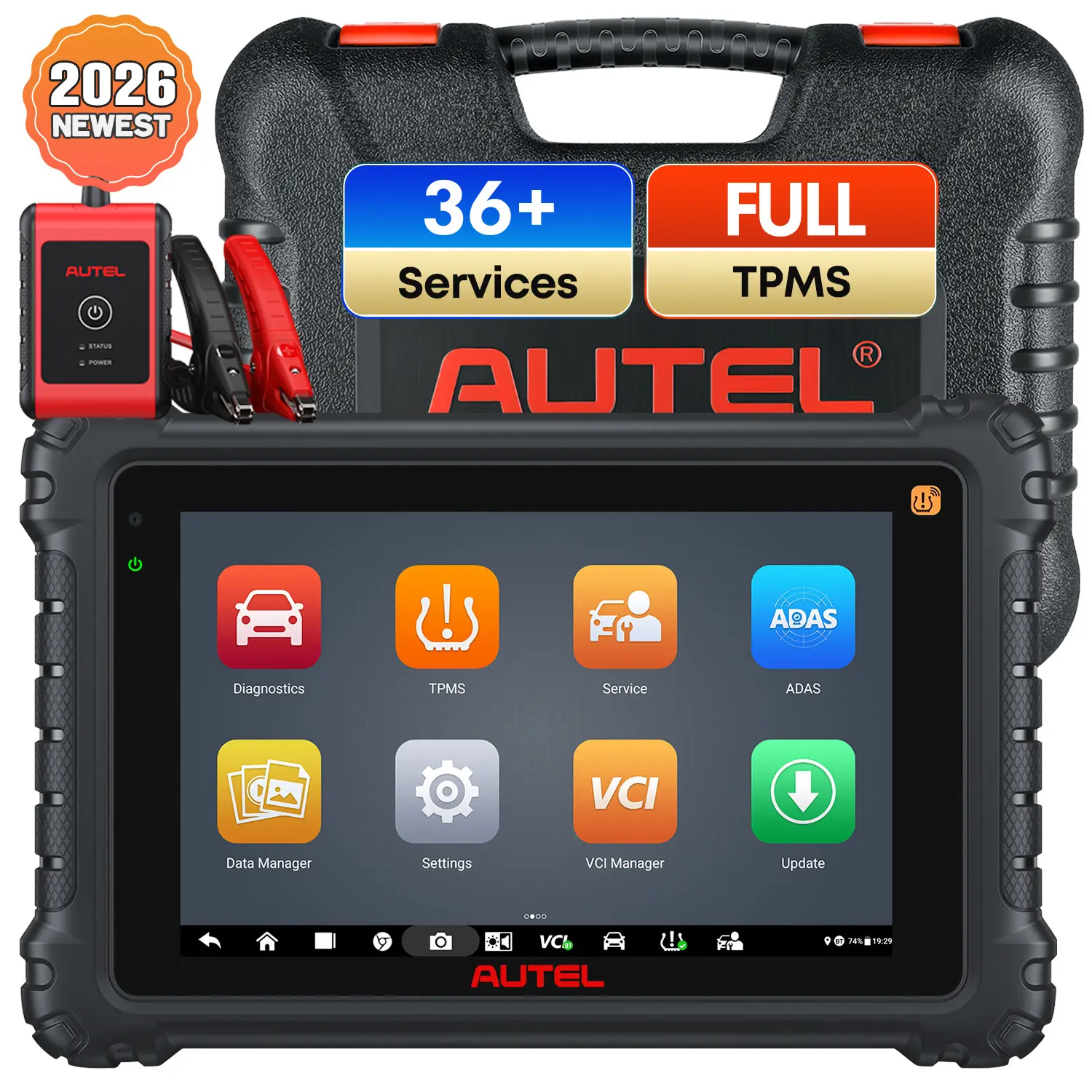 Autel MaxiSYS MS906 Pro-TS 2026 Newest Diagnostic Scan Tool With Complete TPMS Function, ECU Coding, Active Test, OE-Level Diagnose & 36+ Services, Upgraded Ver. of MS906TS - Image 8