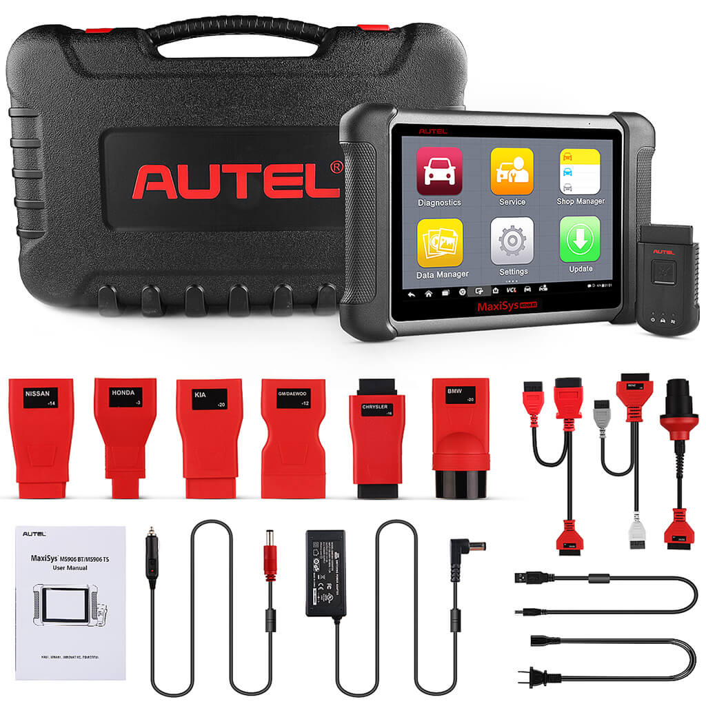 Autel Maxisys MS906BT Diagnostic Scanner, 2023 Newest Ver. of MS906 with Advanced ECU Coding & Bi-Directional Control, 31 Service Functions - Image 4