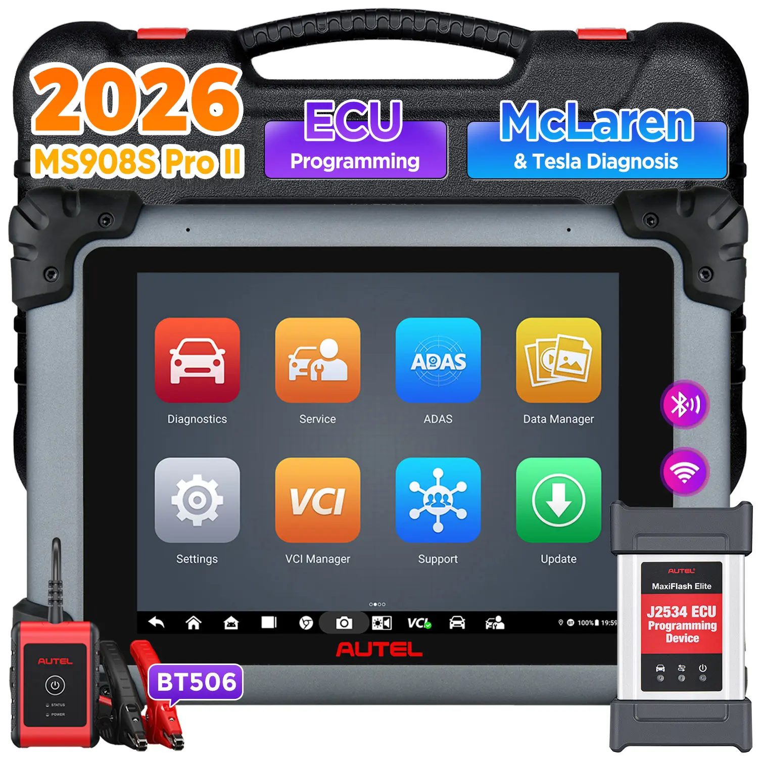 Autel MS908S Pro II 2026 Diagnostic Scanner - ECU Programming, Coding & 40+ Services | Bidirectional Scanner - Image 7