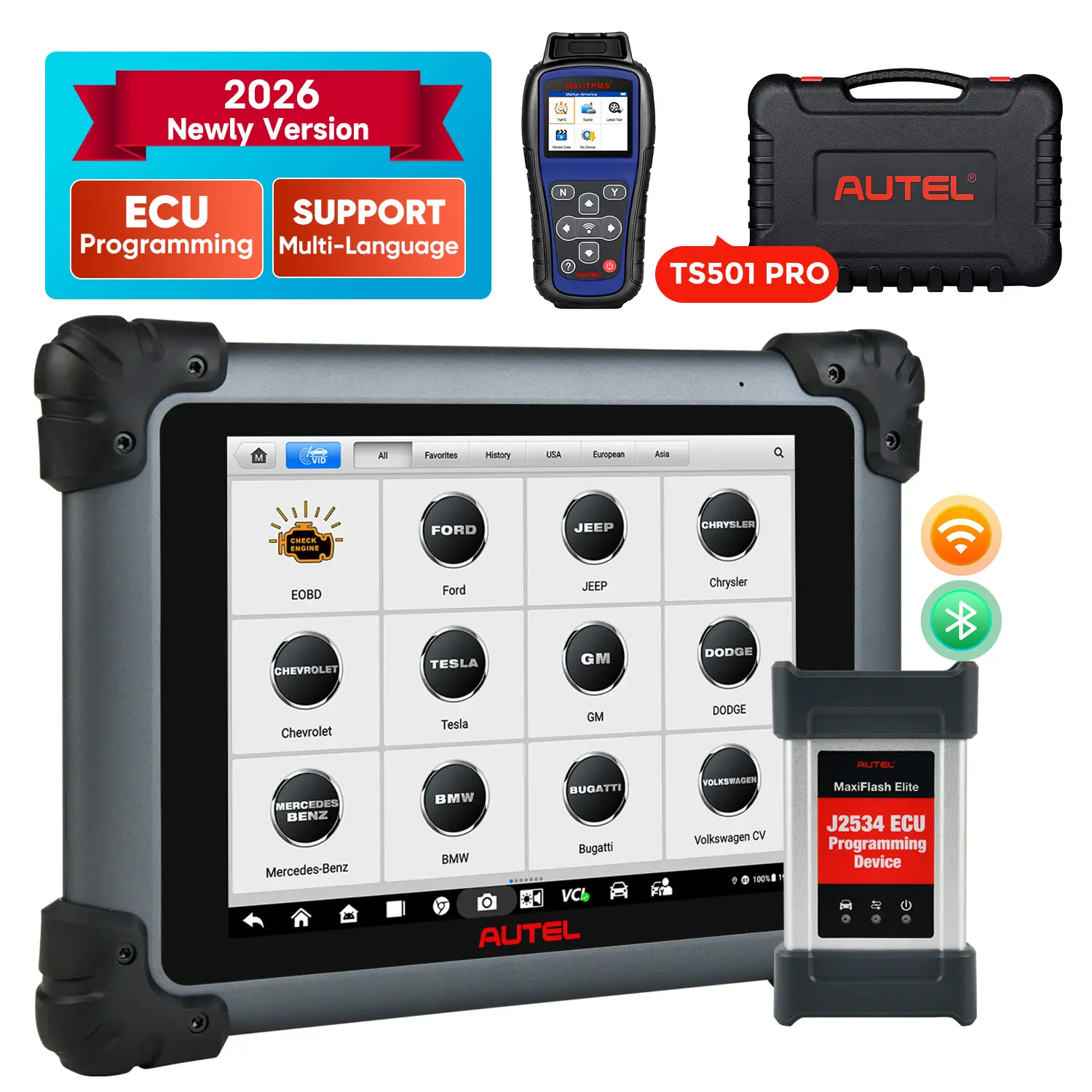 Autel MS908S Pro II 2026 Diagnostic Scanner - ECU Programming, Coding & 40+ Services | Bidirectional Scanner - Image 8