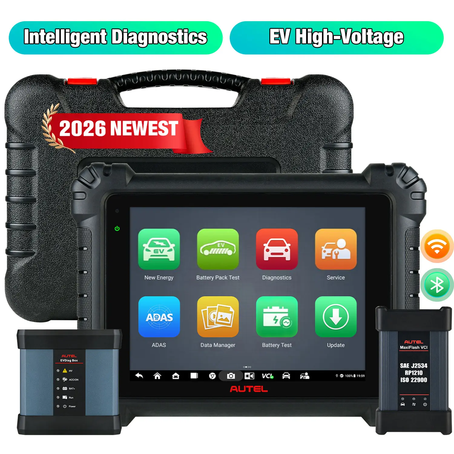 Autel Maxisys MS909EV EV Diagnostics Scanner, ECU Programming & Coding, Topology Map 2.0, 40+ Services, MaxiFlash VCI, High-Voltage System, Battery Pack Diagnostics, Same as Autel Ultra EV - Image 7