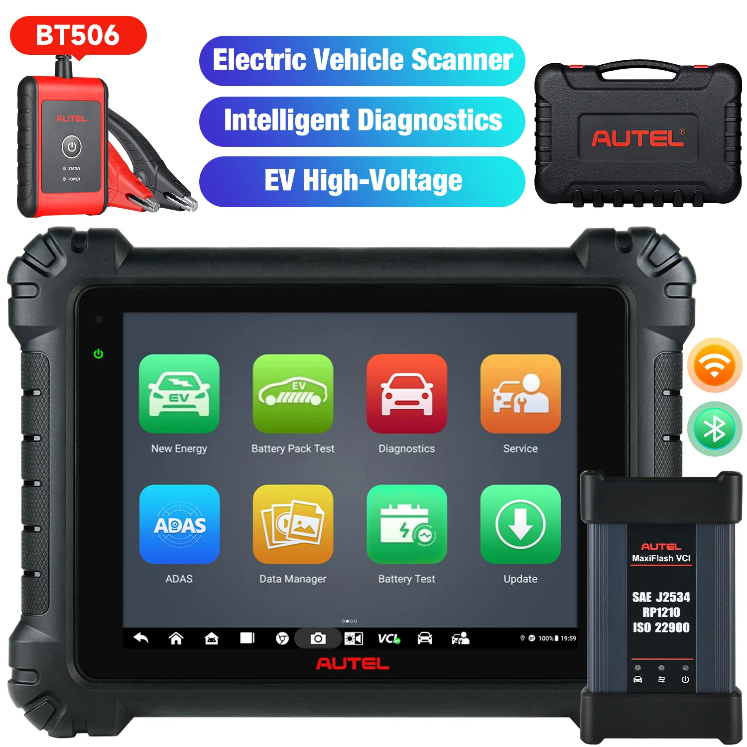 Autel Maxisys MS909EV Intelligent EV Diagnostics Scanner, ECU Programming & Coding, Topology Map 2.0, 40+ Services, MaxiFlash VCI, High-Voltage System, Battery Pack Diagnostics, Upgraded Ver. of  MS909 - Image 10