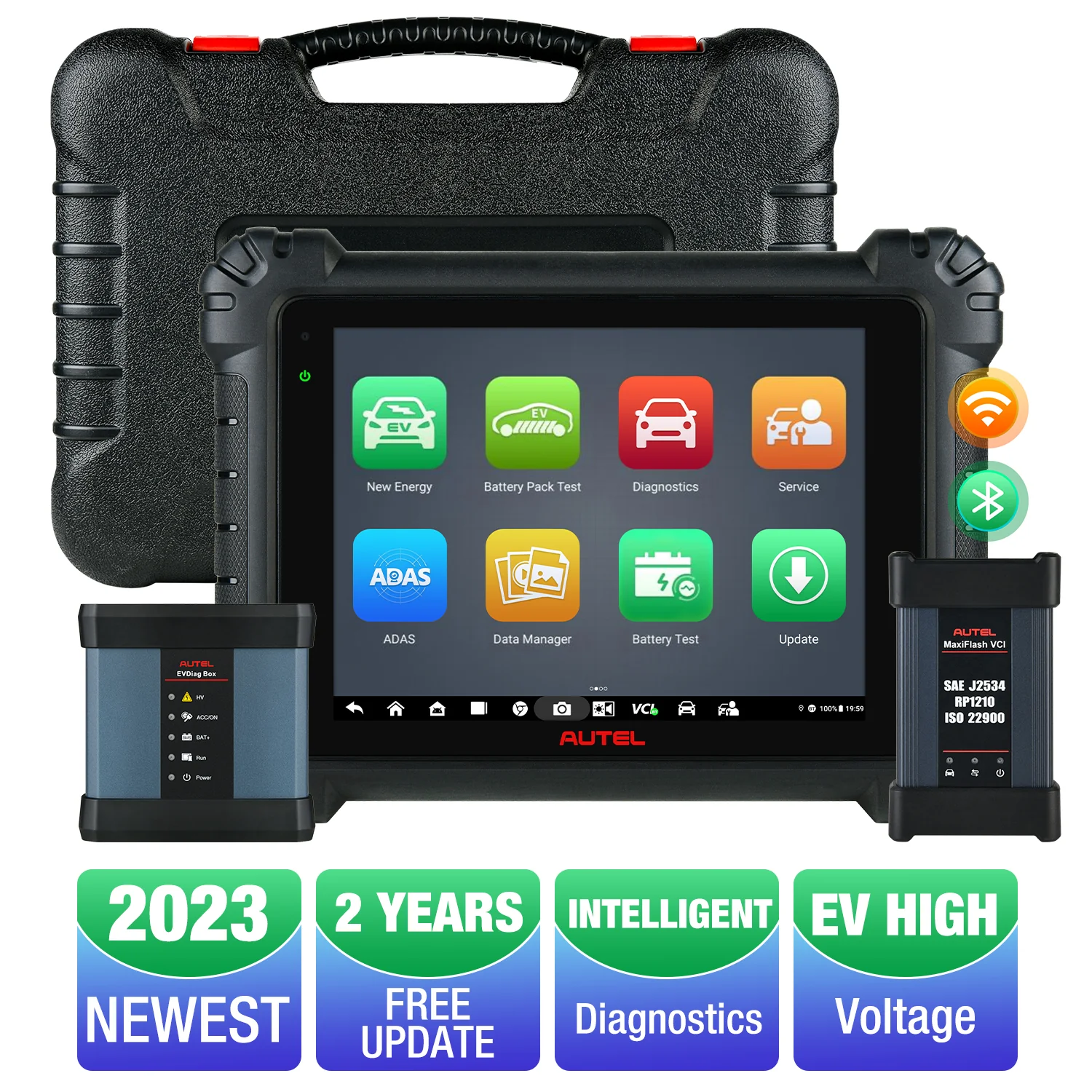 Autel Maxisys MS909EV Intelligent EV Diagnostics Scanner, ECU Programming & Coding, Topology Map 2.0, 40+ Services, MaxiFlash VCI, High-Voltage System, Battery Pack Diagnostics, Upgraded Ver. of  MS909 - Image 9