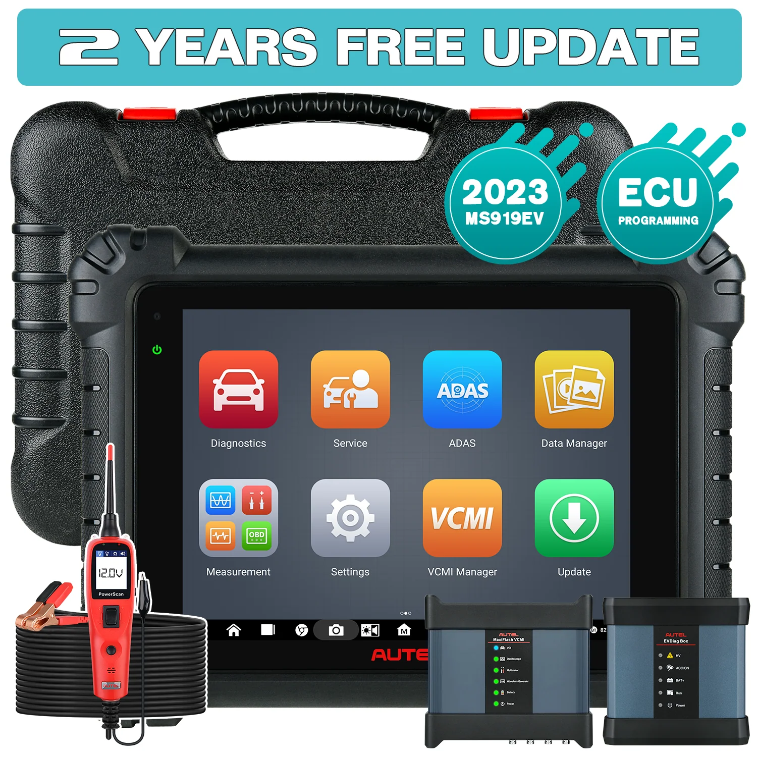 Autel Maxisys MS919EV Intelligent EV Diagnostics Scanner, ECU Programming & Coding, Topology Map 2.0, 40+ Services, MaxiFlash VCMI, High-Voltage System, Battery Pack Diagnostics, Same as Autel Ultra EV - Image 10