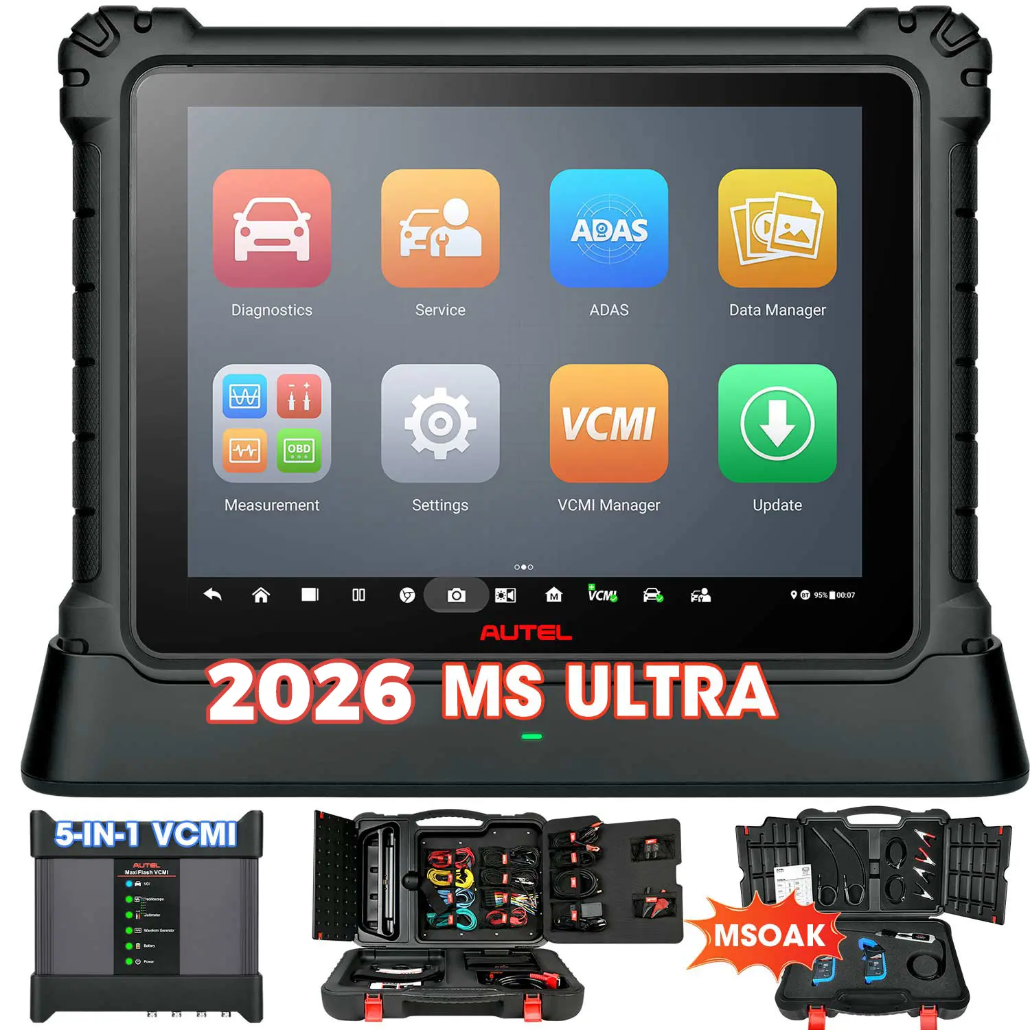 Autel MaxiSys Ultra 2026 Top Diagnostic Scanner With 5-in-1 VCMI Oscilloscope, ECU Programming & Coding, 40+ Hot Services, Advanced Topology Map 2.0, Upgraded Ver. of MS919/ MS909/ Elite II - Image 10