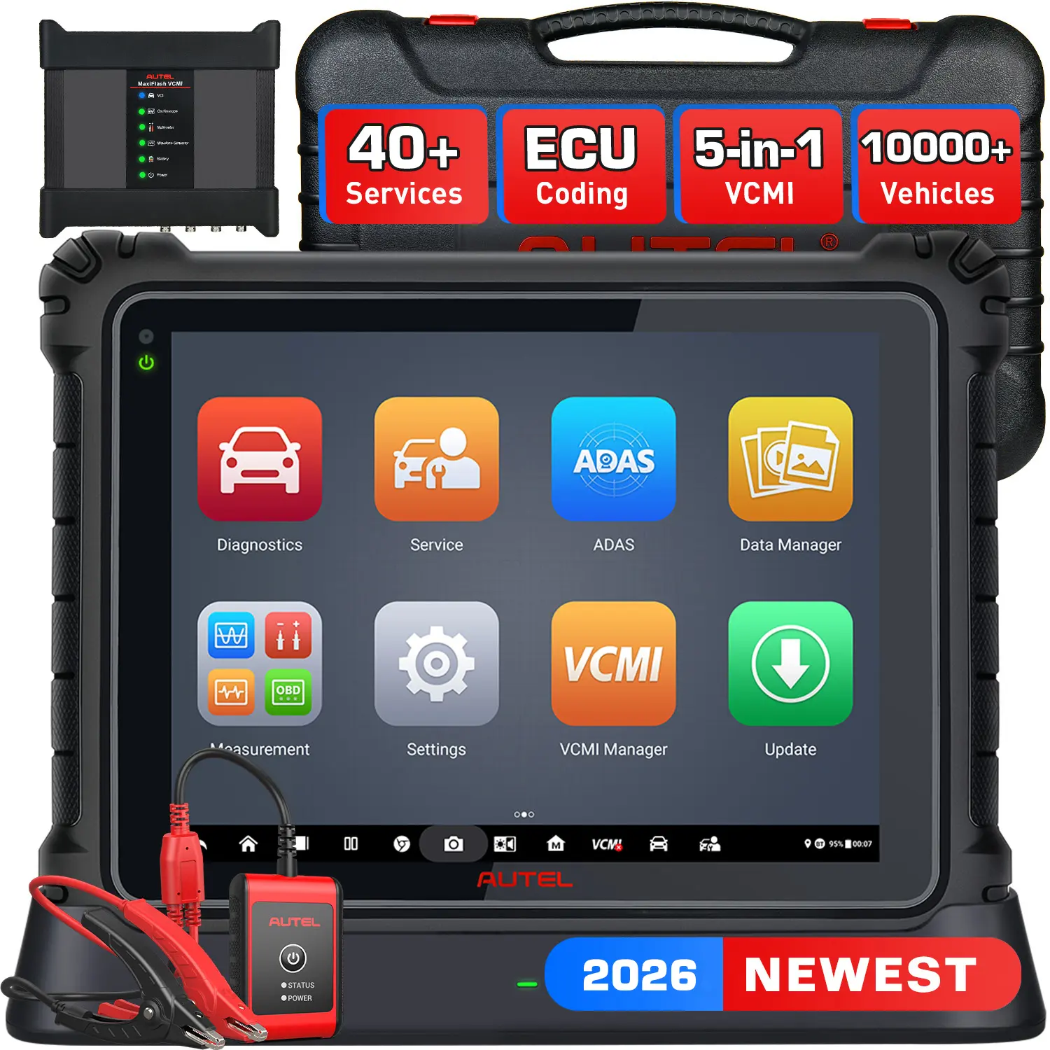 Autel MaxiSys Ultra 2026 Top Diagnostic Scanner With 5-in-1 VCMI Oscilloscope, ECU Programming & Coding, 40+ Hot Services, Advanced Topology Map 2.0, Upgraded Ver. of MS919/ MS909/ Elite II - Image 8