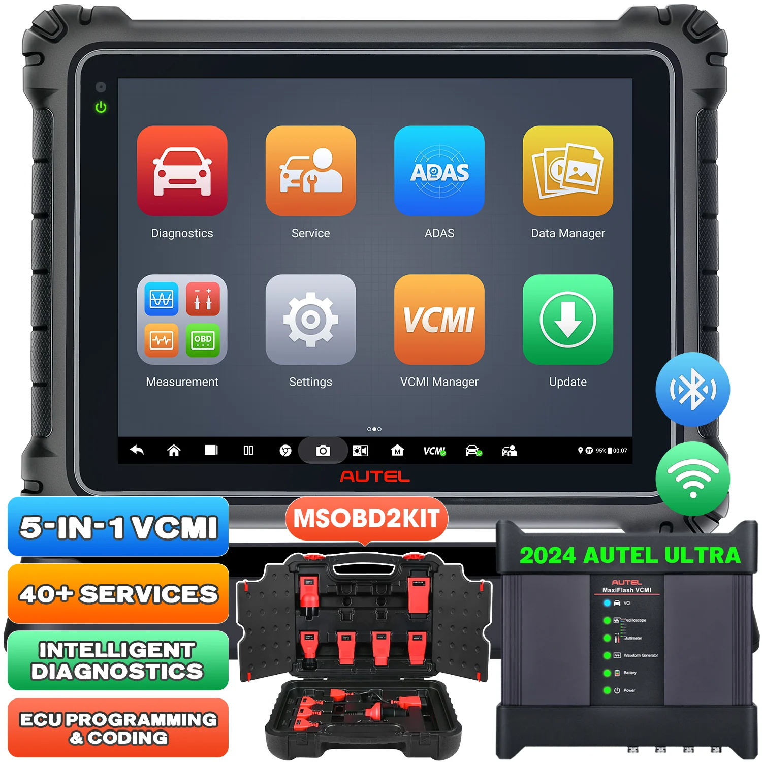 Autel MaxiSys Ultra 2024 Top Diagnostic Scanner With 5-in-1 VCMI, ECU Programming & Coding, 40+ Hot Services, Advanced Topology Display, Come With MSOBD2KIT - Image 11