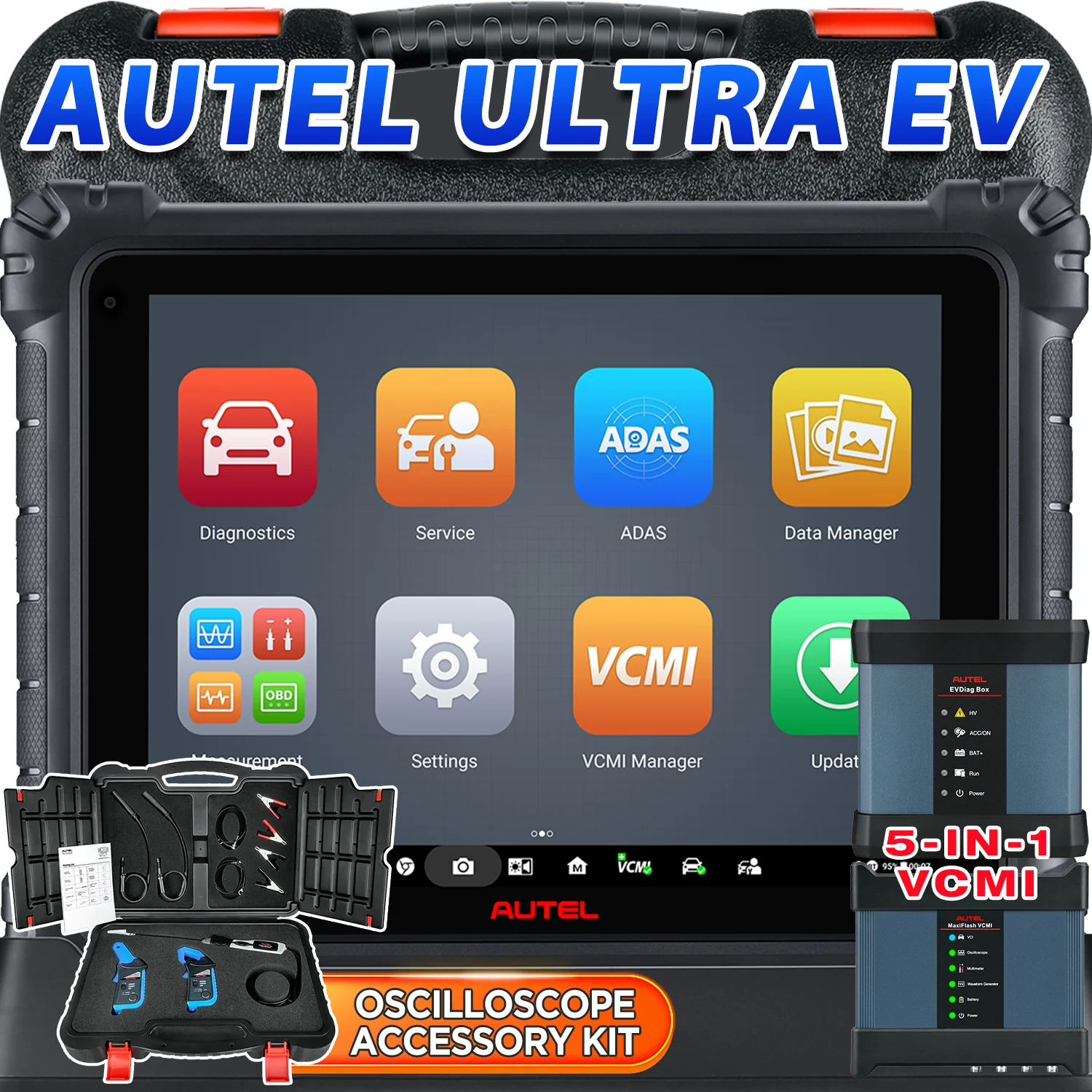 Autel Maxisys Ultra EV 2026 Top Diagnostic Scanner With Oscilloscope 5-In-1 VCMI, ECU Programming & Coding, Advanced Topology Map 2.0, Auto Scan 2.0, Upgraded Ver. of MS Ultra MS919 MS909EV - Image 10