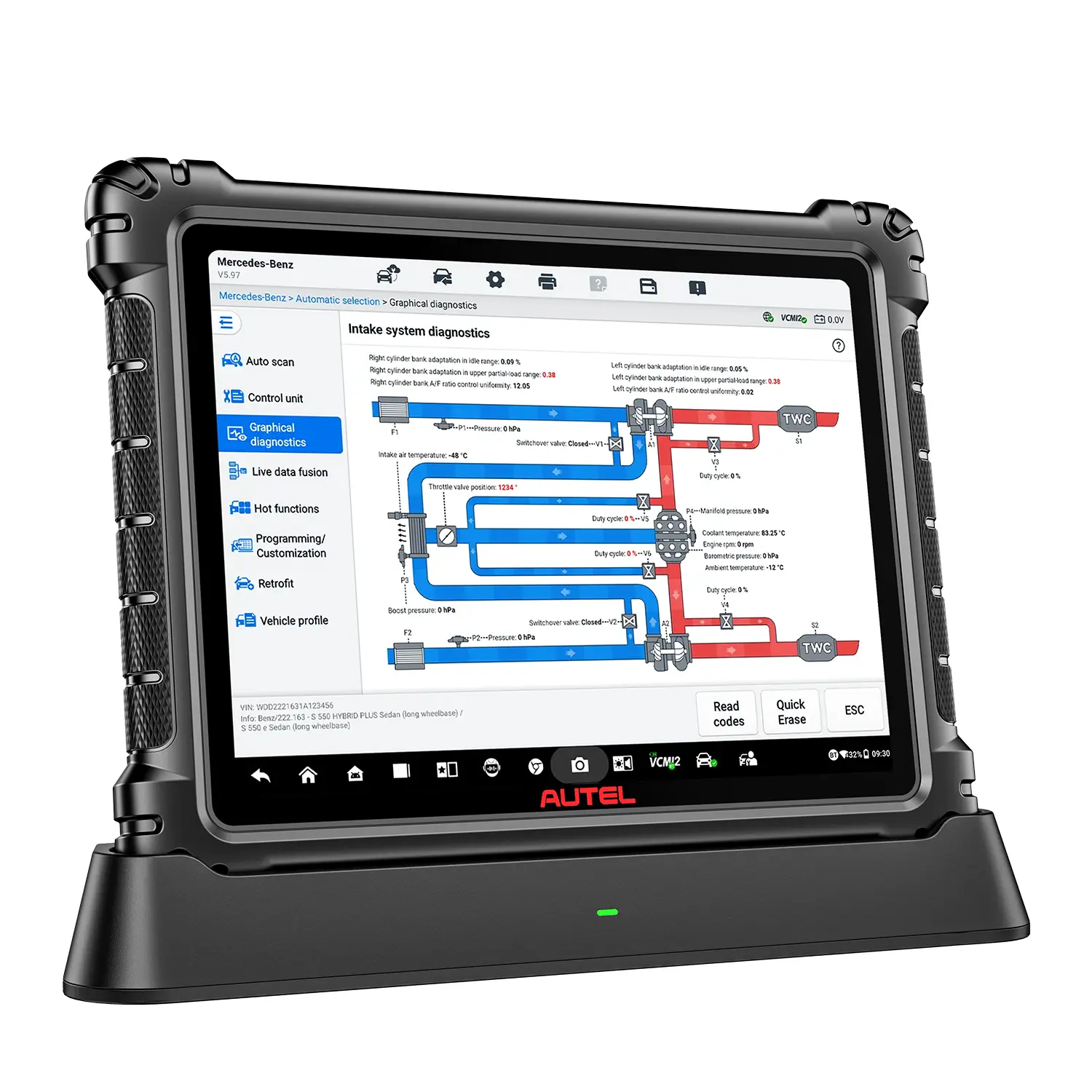 Autel MaxiSys Ultra S2 EV Diagnostic Scanner With AI, High-Voltage System Diagnose & Battery Pack Test, Large Storage 512GB, 6-In-1 VCMI2 Advanced Oscilloscope & Topology Map 3.0, Supports Wi-Fi 6, Upgraded of Autel Ultra S2 / Ultra (US Shipping Only) - Image 4