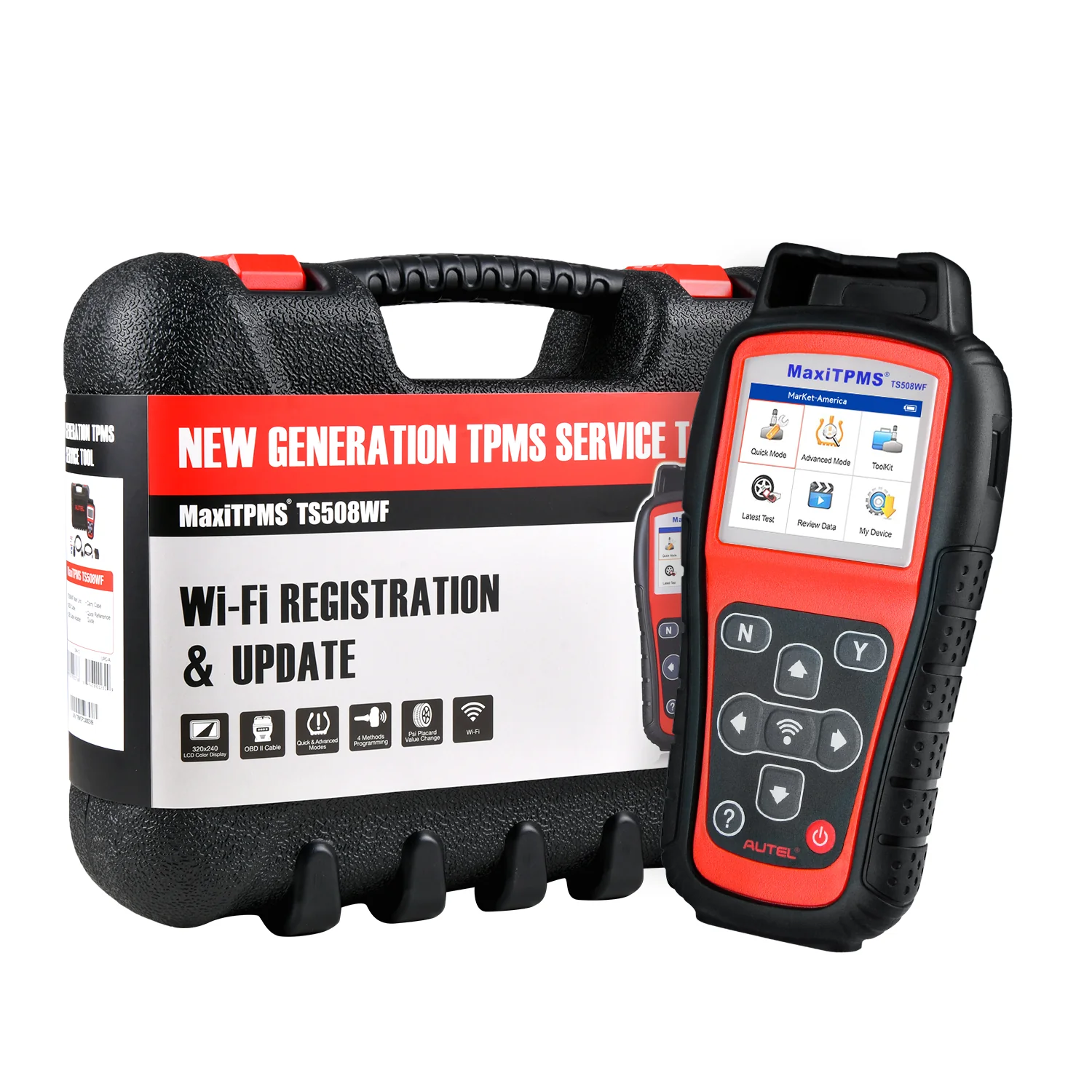 Autel MaxiTPMS TS508 WF TPMS Diagnostic Service Tool Support Tire Sensor Reset, Activate, Program and Relearn, Upgrade Version of TS508, Support Wifi Update - Image 3