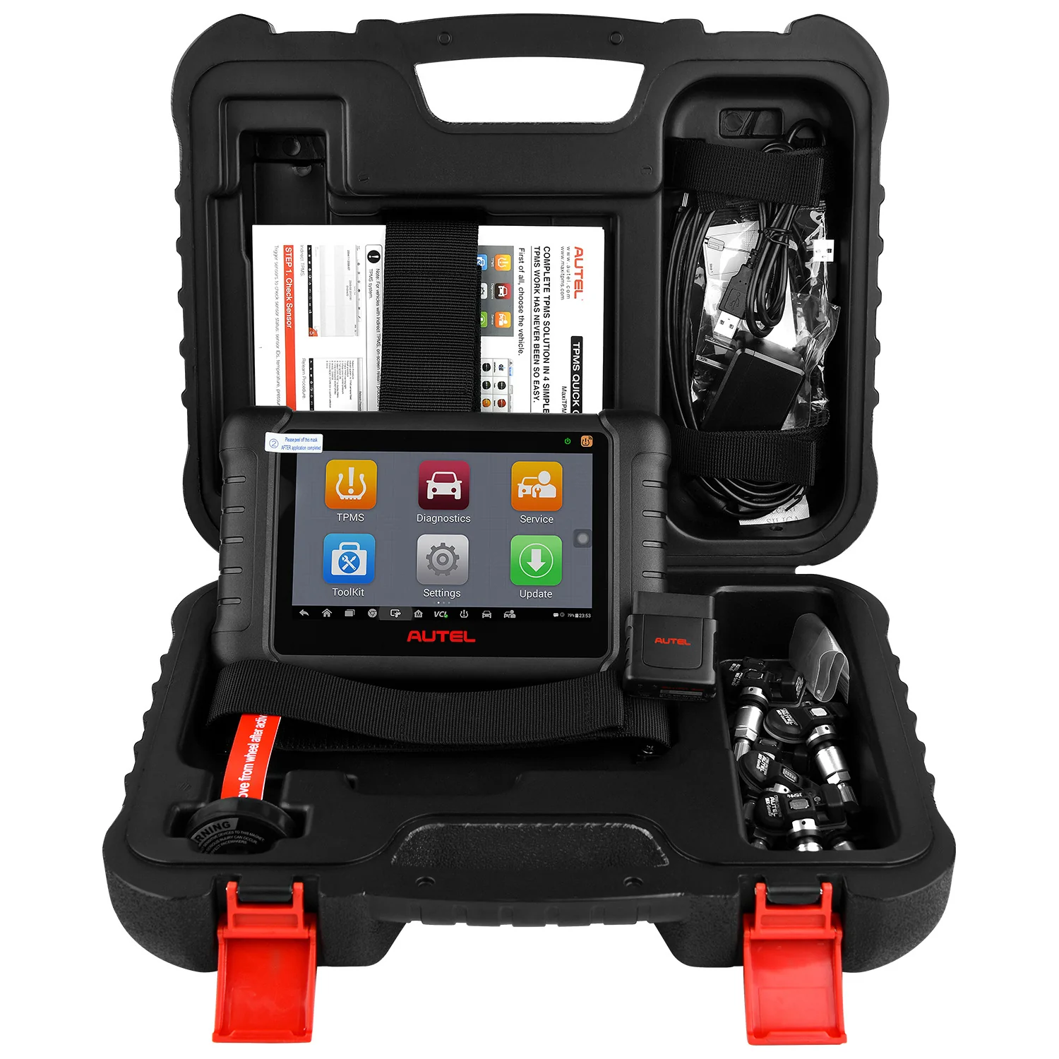 Autel MaxiTPMS TS608K TPMS Diagnostic Scan Tool, Complete TPMS, 32+ Service Functions,  All System Diagnostics, With Free 8 PCS 433MHz MX-Sensors - Image 4