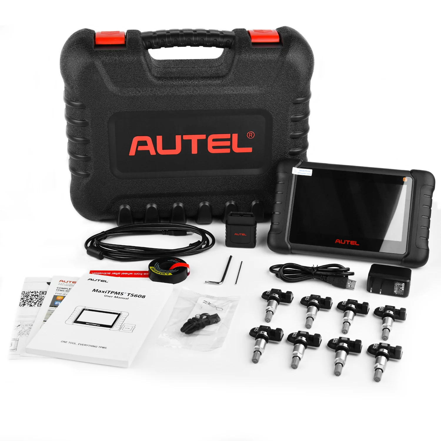 Autel MaxiTPMS TS608K TPMS Diagnostic Scan Tool, Complete TPMS, 32+ Service Functions,  All System Diagnostics, With Free 8 PCS 433MHz MX-Sensors - Image 6